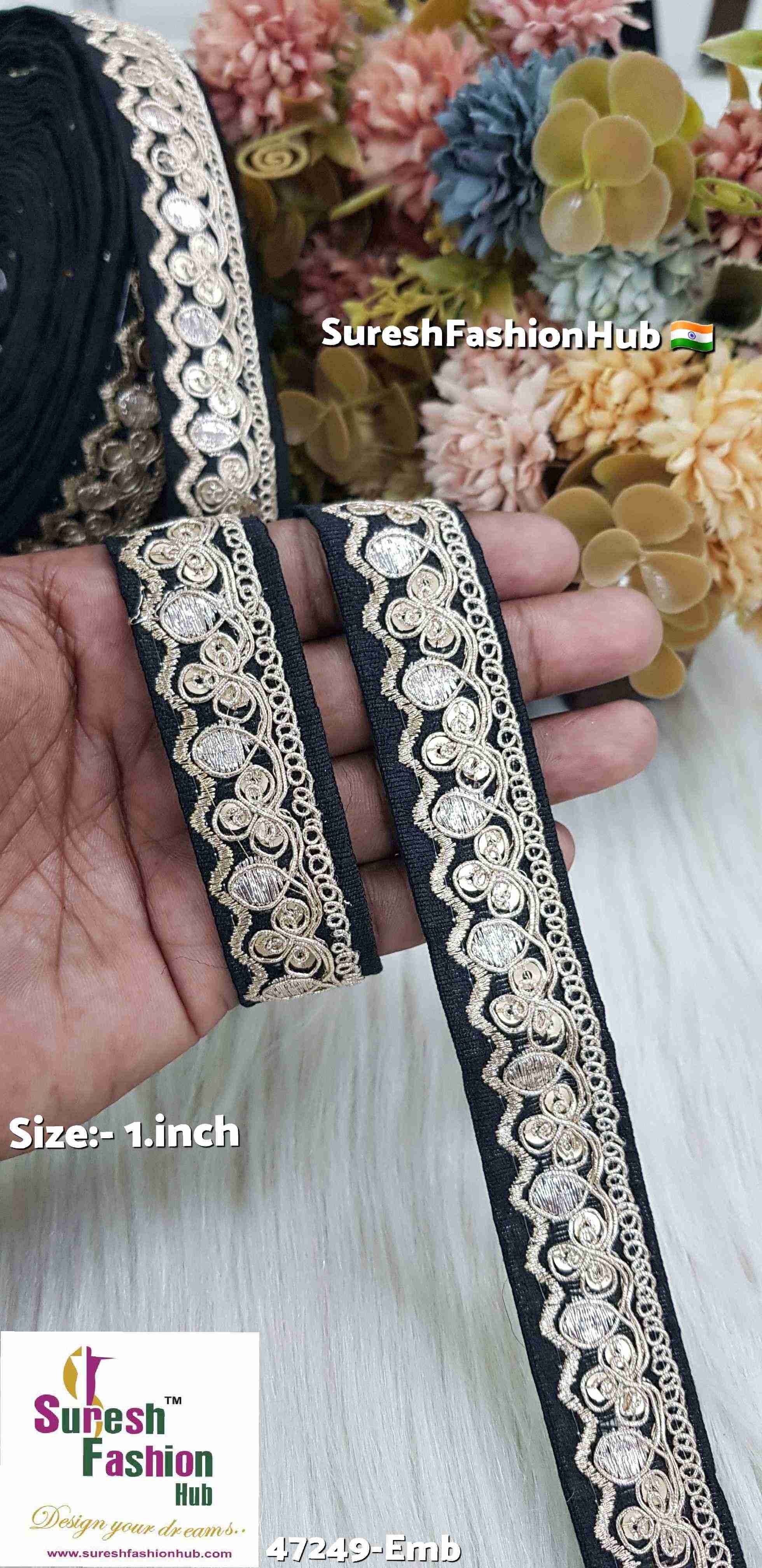 Pearl Embroidery Lace