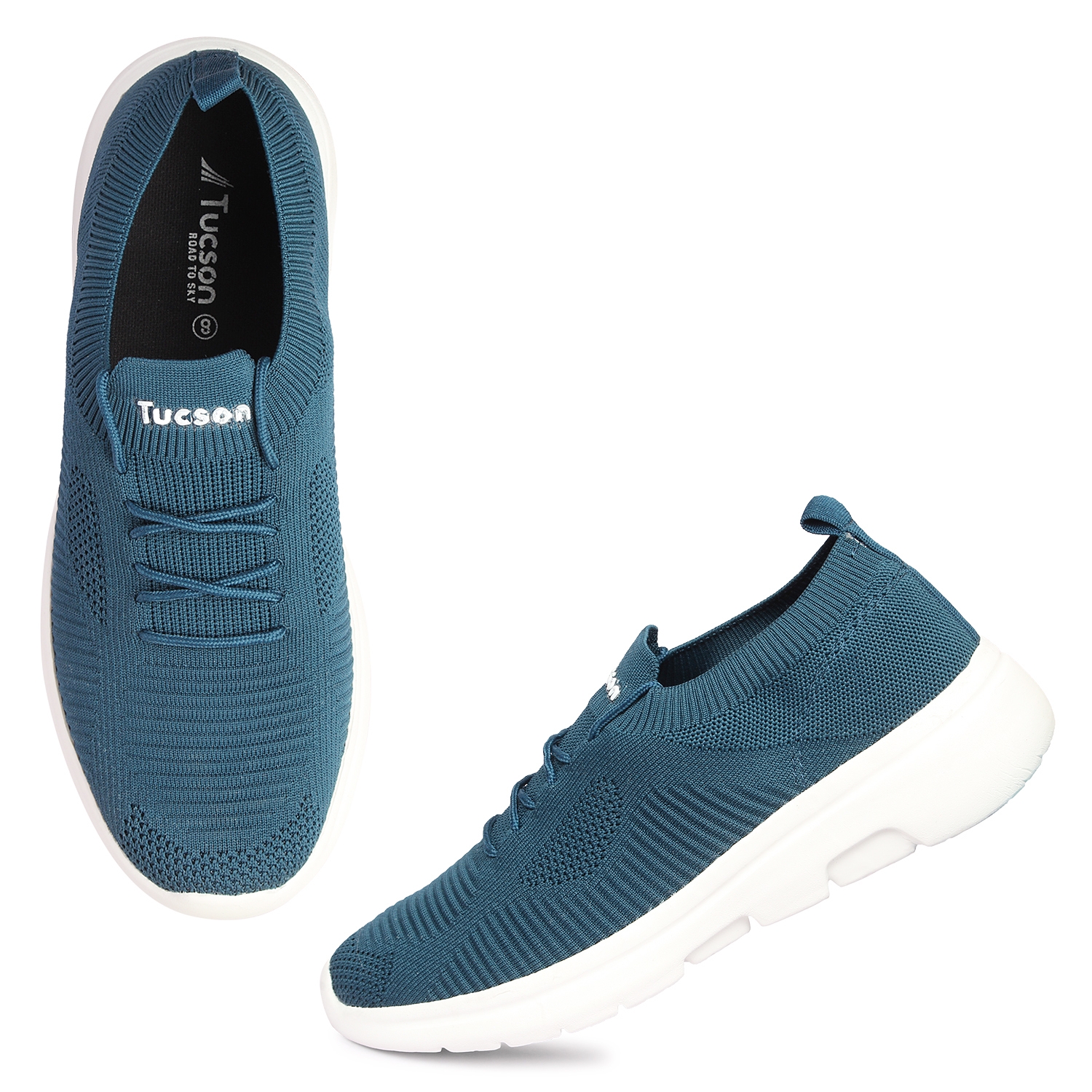 Buy Tucson Fabric N.BlueWhite Lace Up Comfortable Breathable Casual Sports  Shoes For Walking |Gym |Outdoor |Running For Men Online at Best Prices in  India - JioMart.