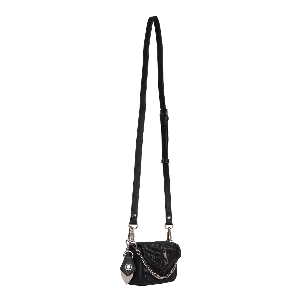Bglitzyg Black/Silver Crossbody