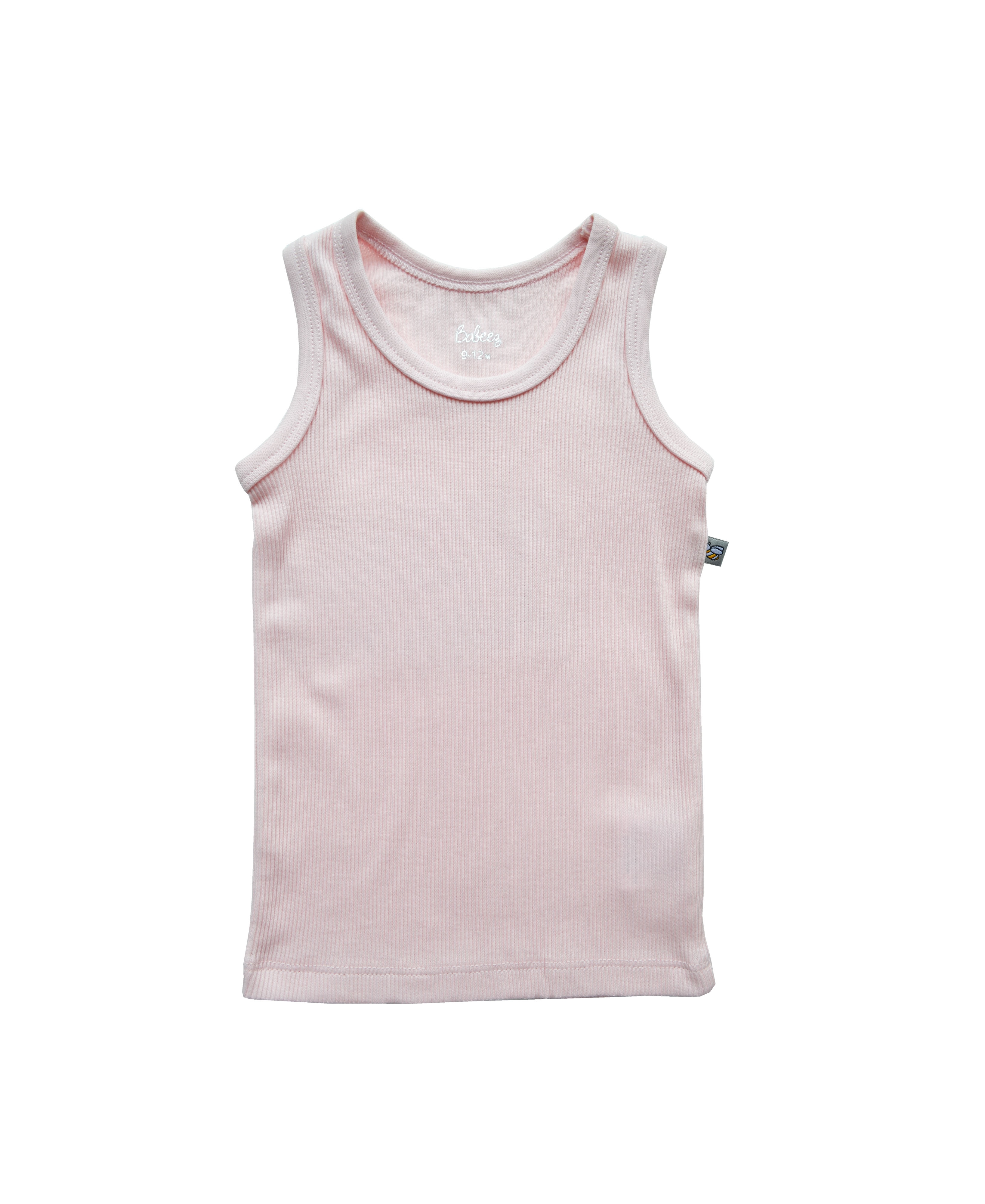 Babeez | Pink Vest (100% Cotton Rib) undefined