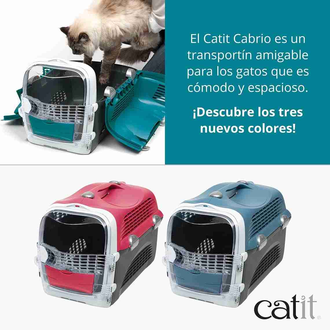 Catit Cabrio Carrier for Cats, Turquoise