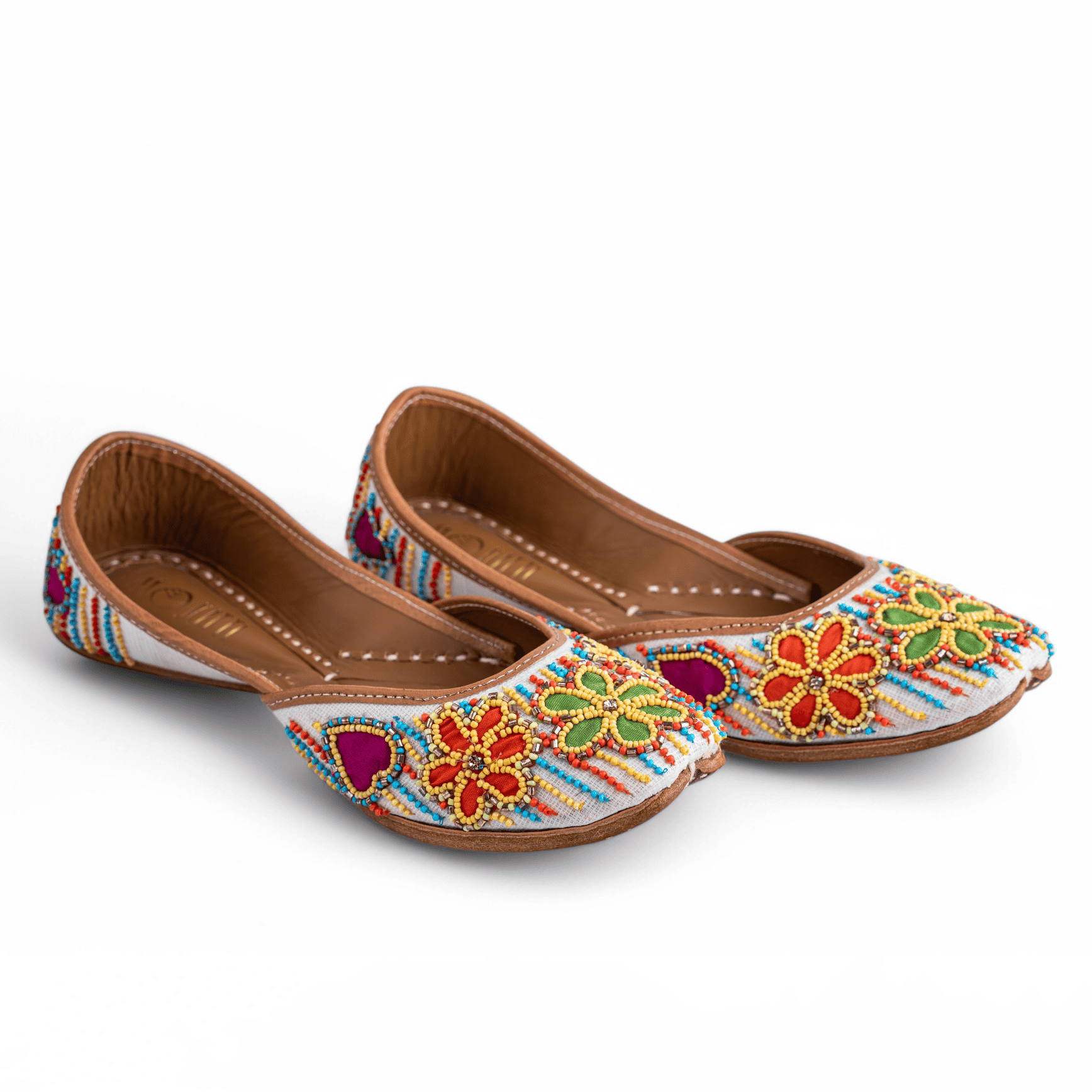 Women  Multicoloured Beaded Jutti