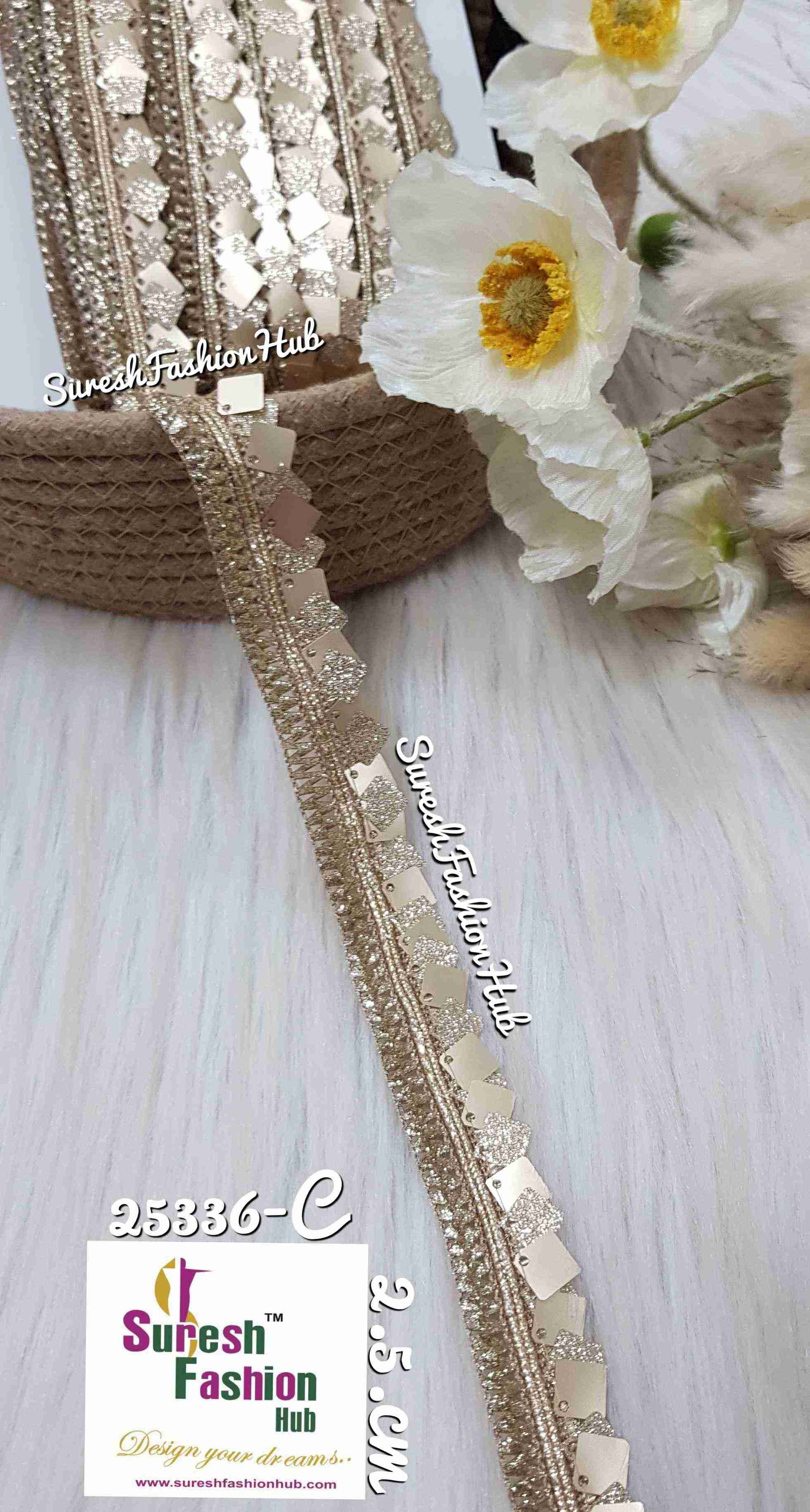 Luxury Sequin Coin Border Type
