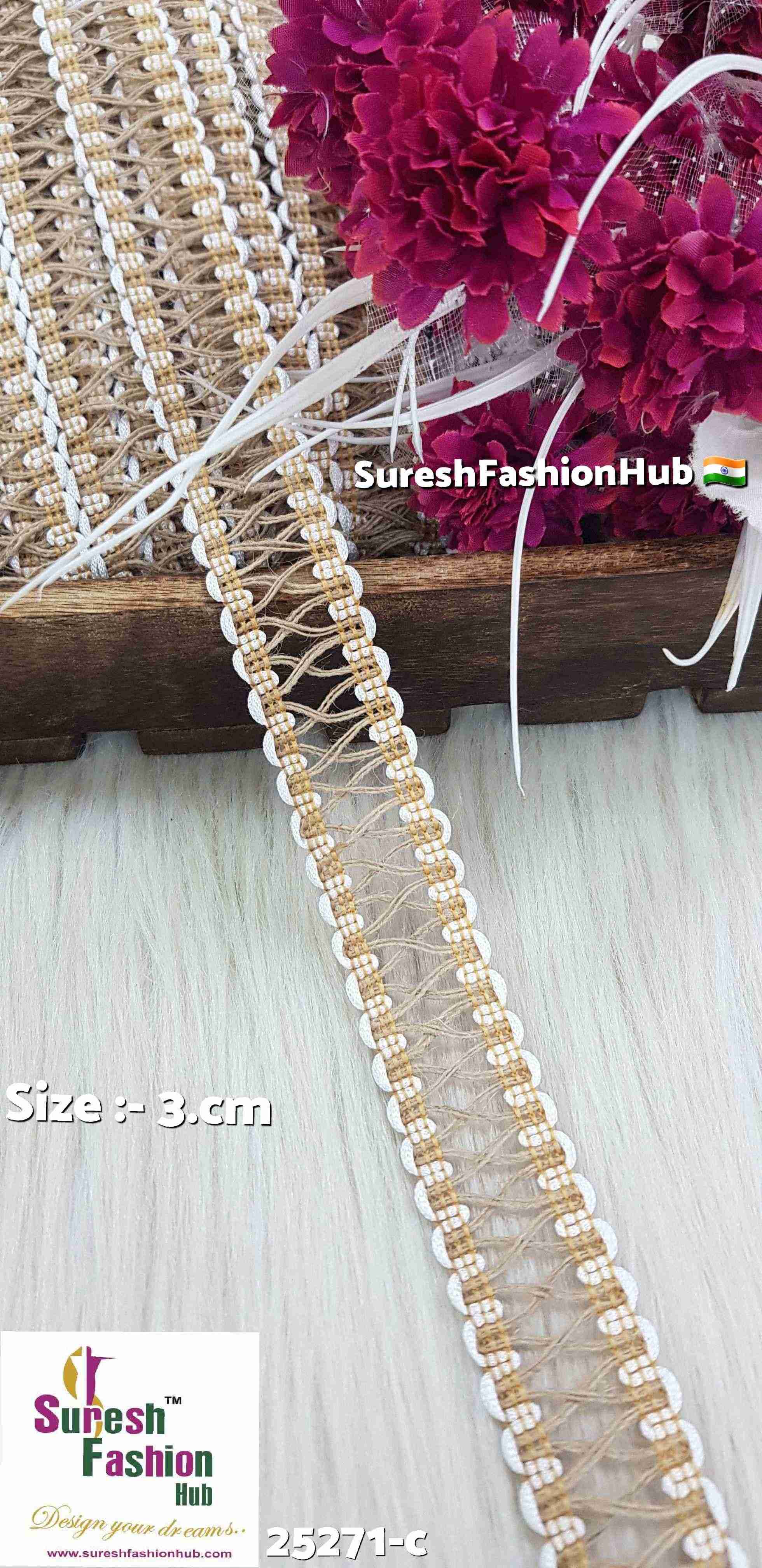 "Machine-Made Cutwork Lace Trim for Designer Fabrics"