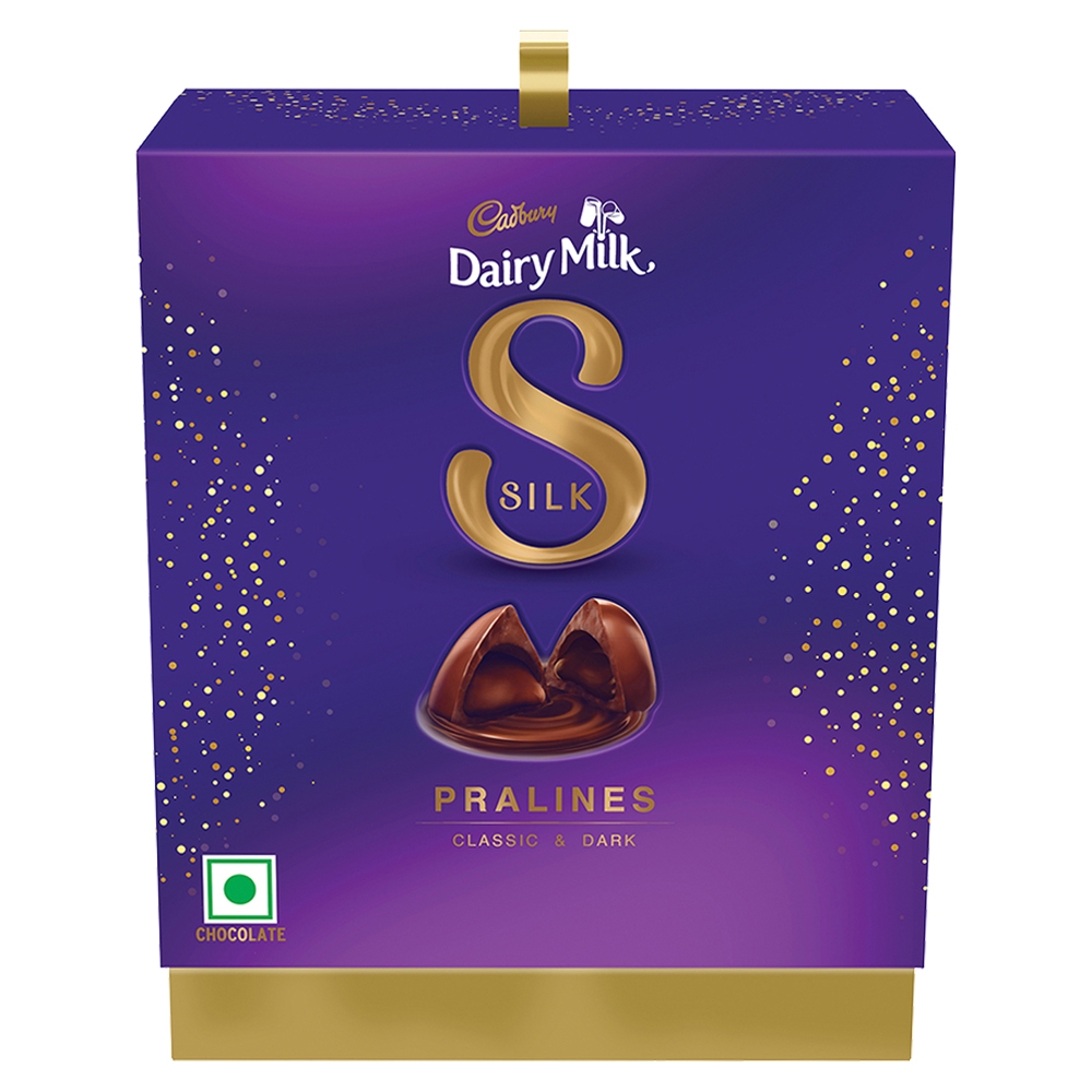 Cadbury Dairy Milk Silk Classic Dark Pralines 11 G (16 Pcs)