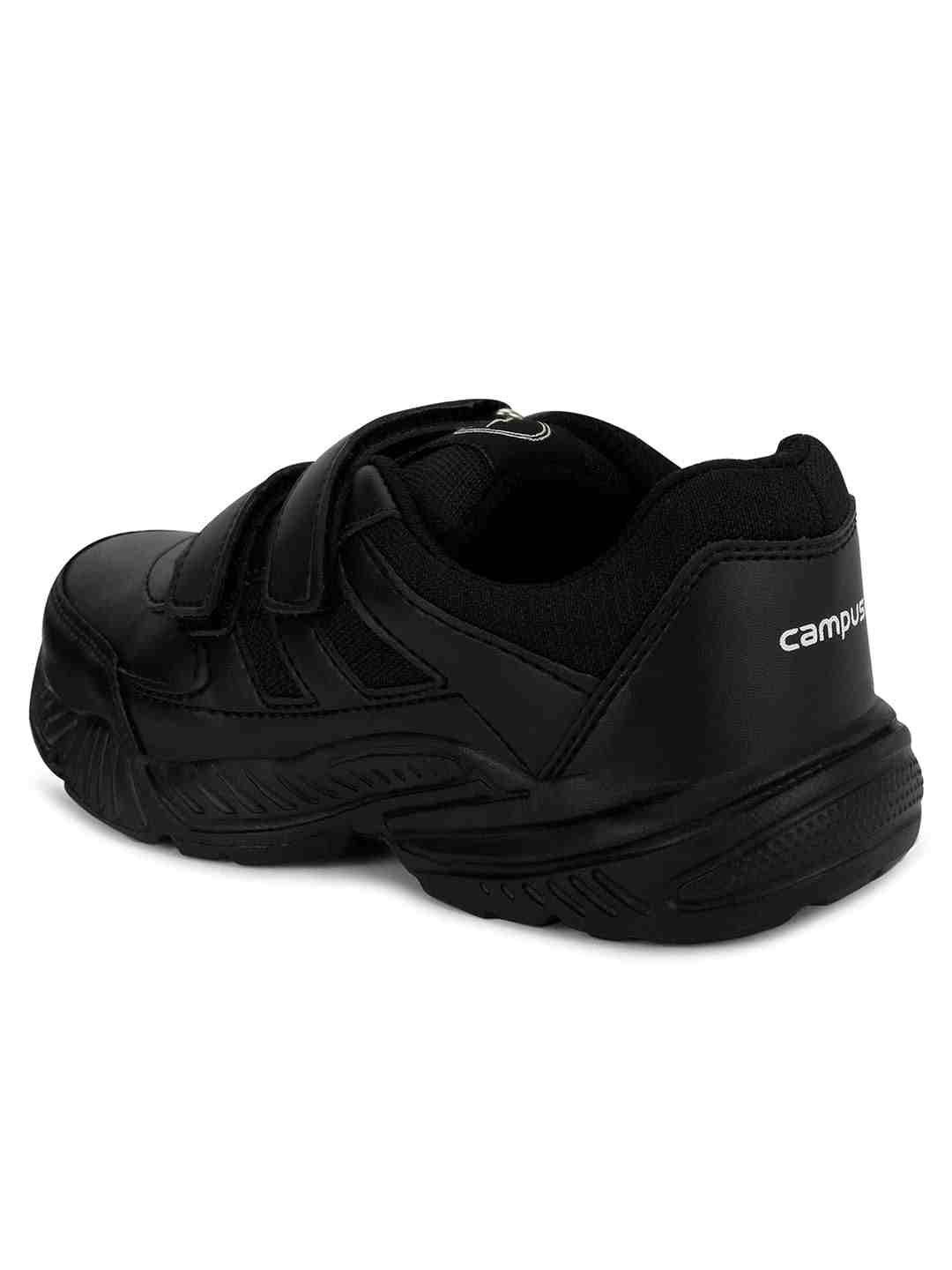 Unisex Bingo Black School Shoes