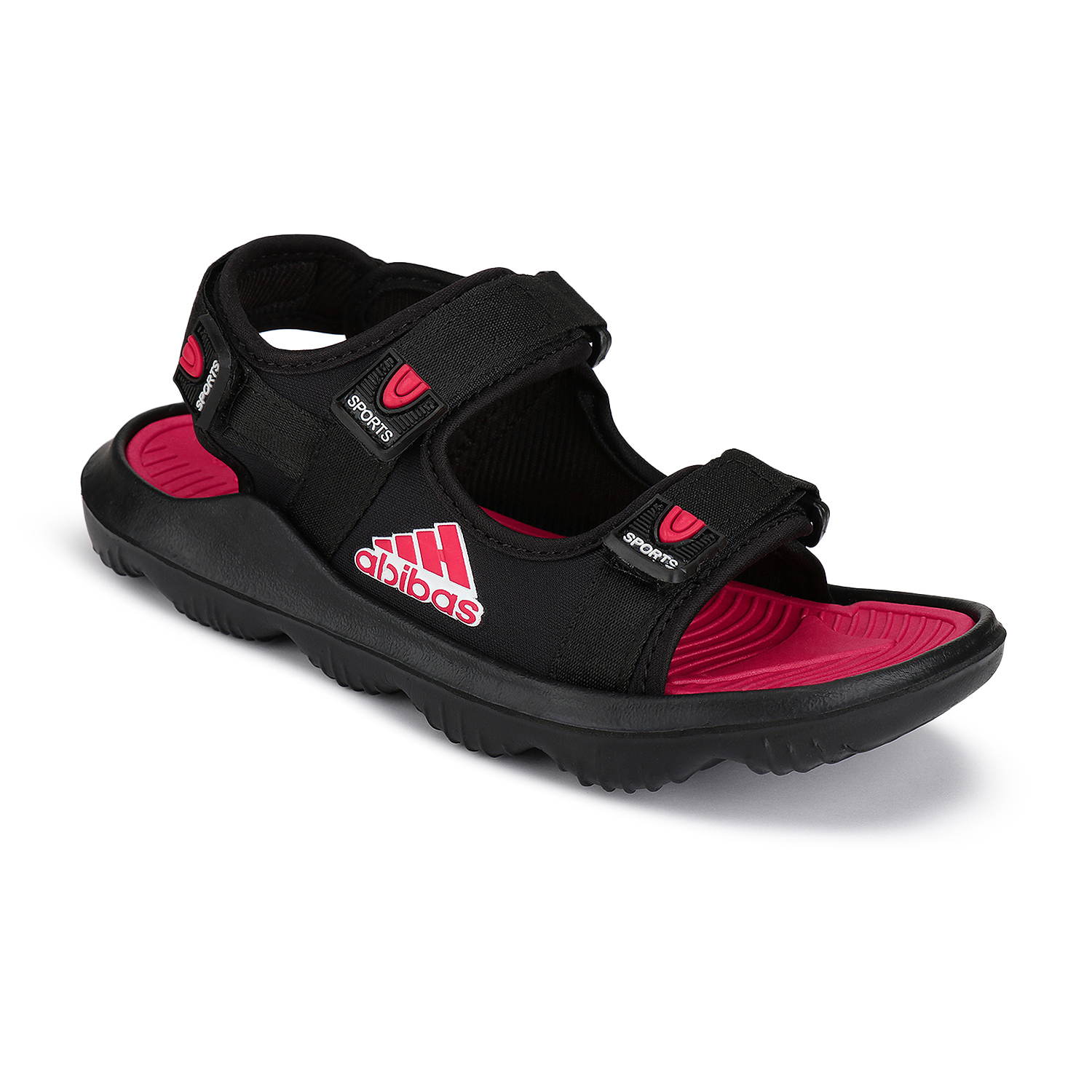 Camro Boys Addi 1 Black Red Eva Sandals