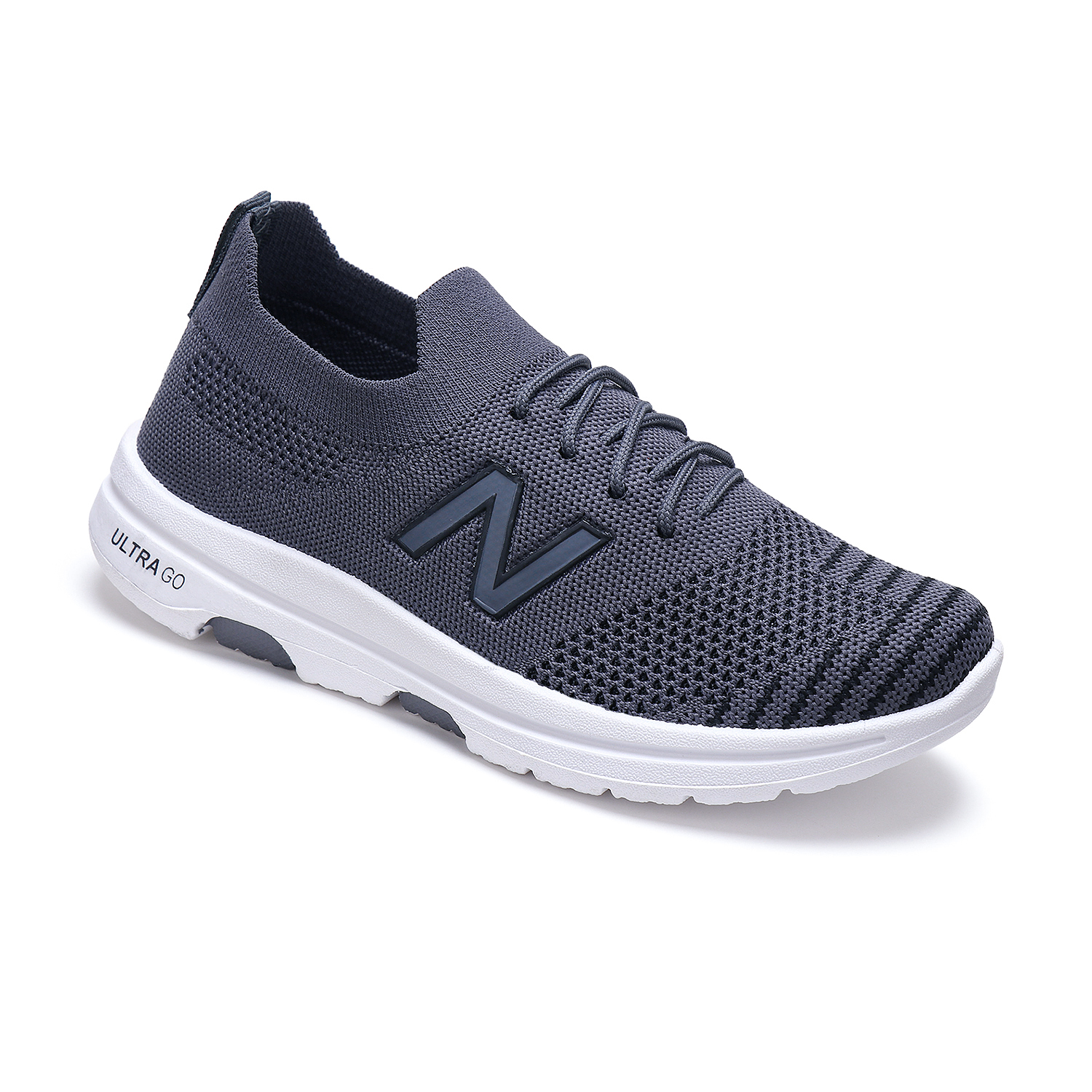 Boys Grey Running Shoes