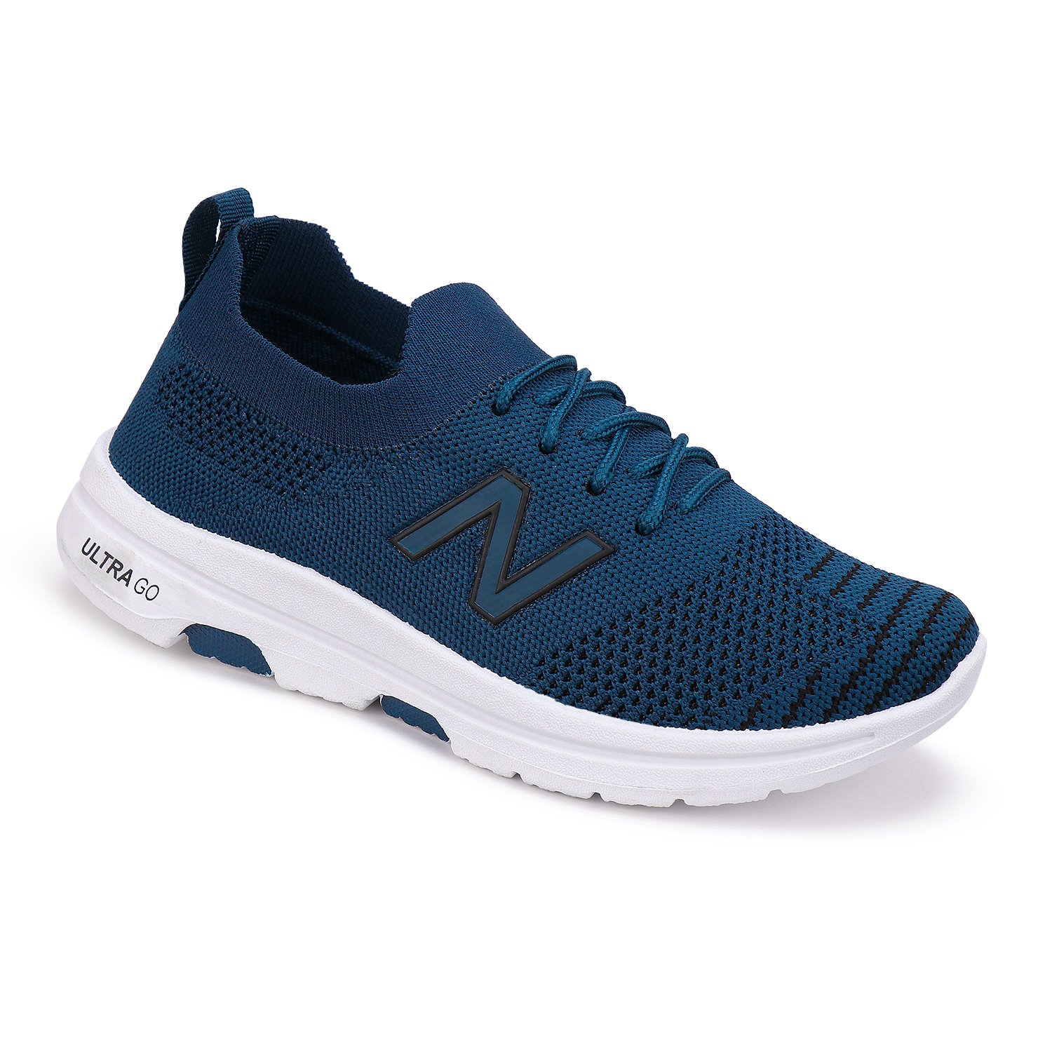 Boys Blue Fabric Running Shoes