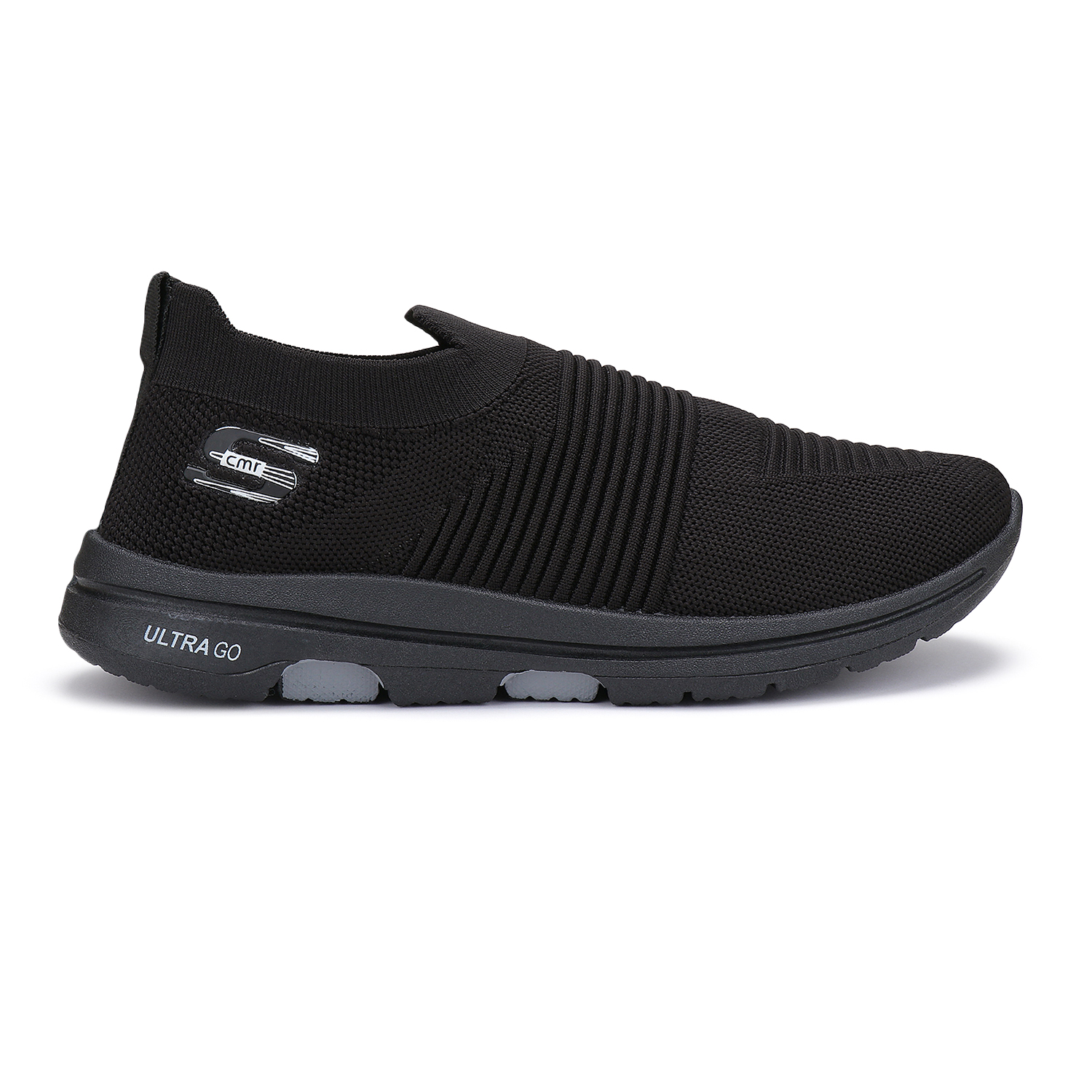 Men's Black Casual Slip-ons