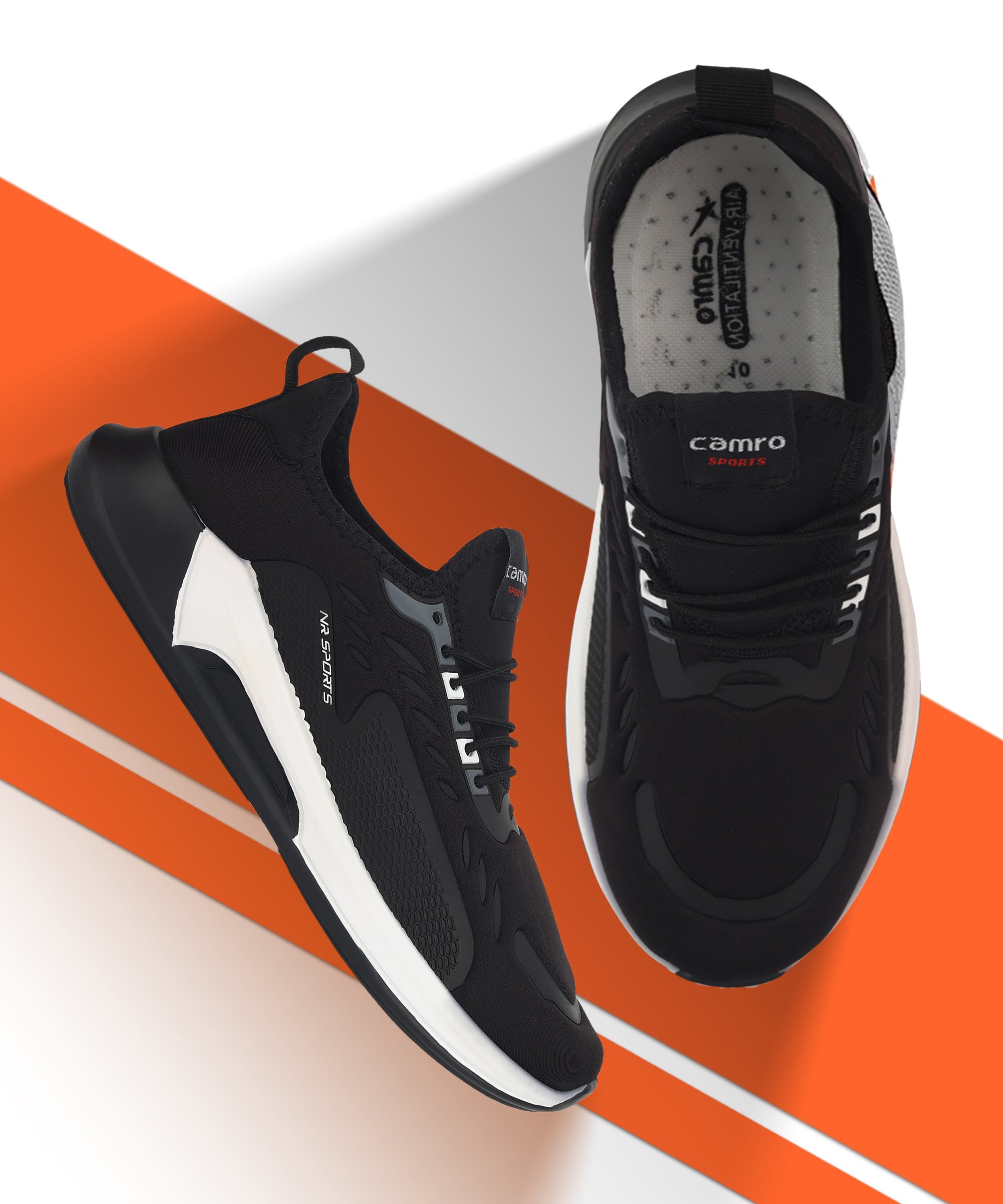 Camro G3S 1 Black/White Boys Running Shoe