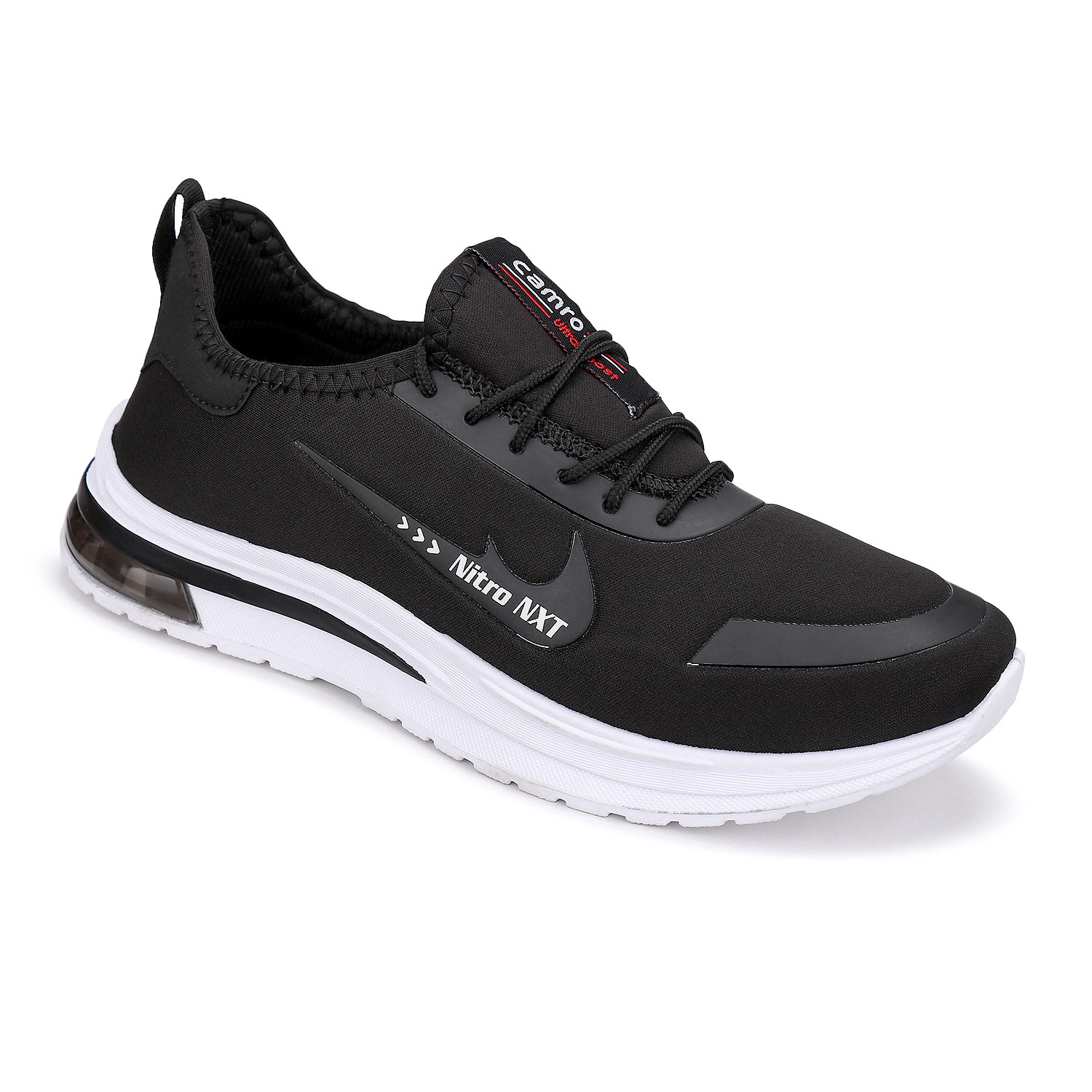 Camro Highcross 1 Black/White Men Running Shoe