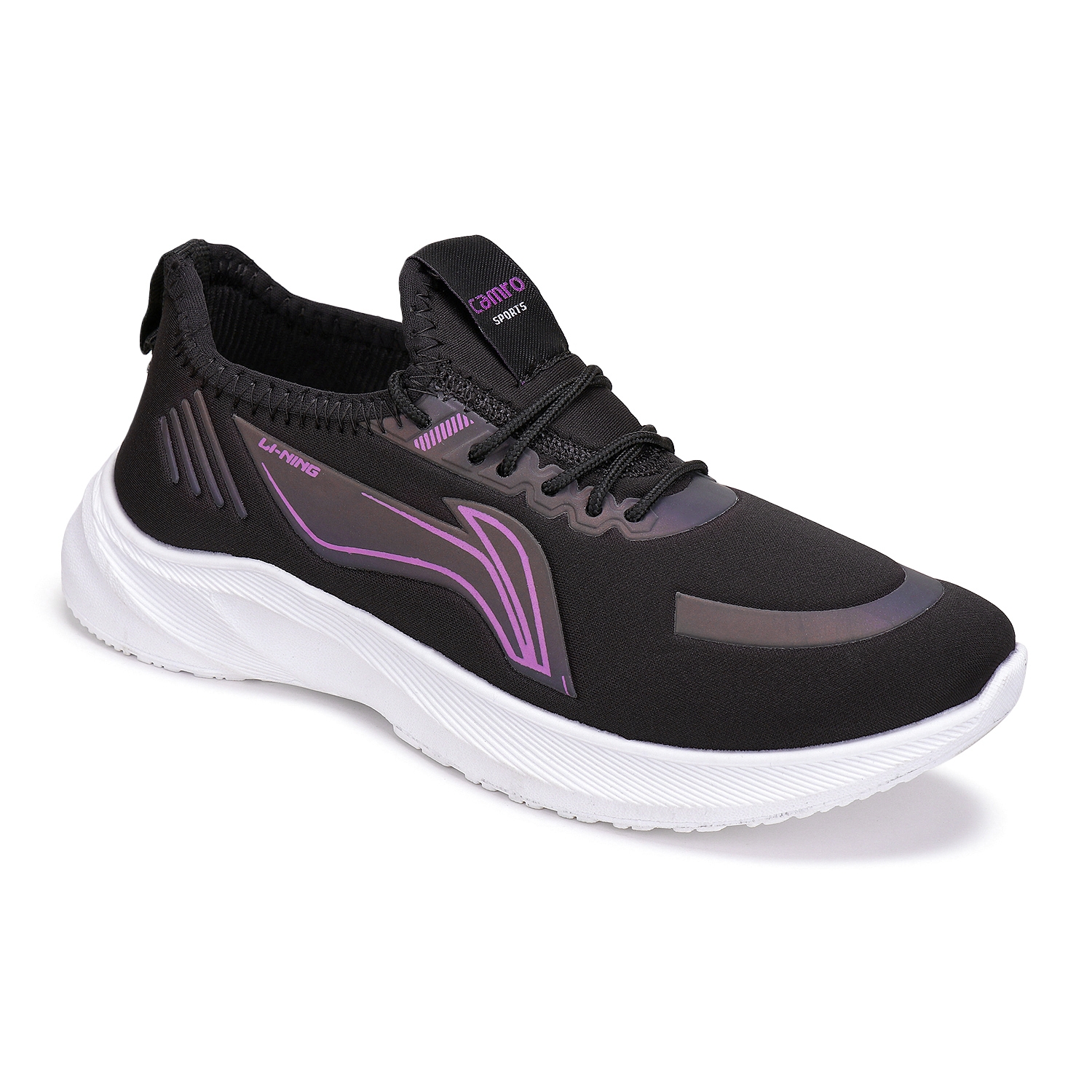 Camro Kiara 51 Black/Purple Women Running Shoe
