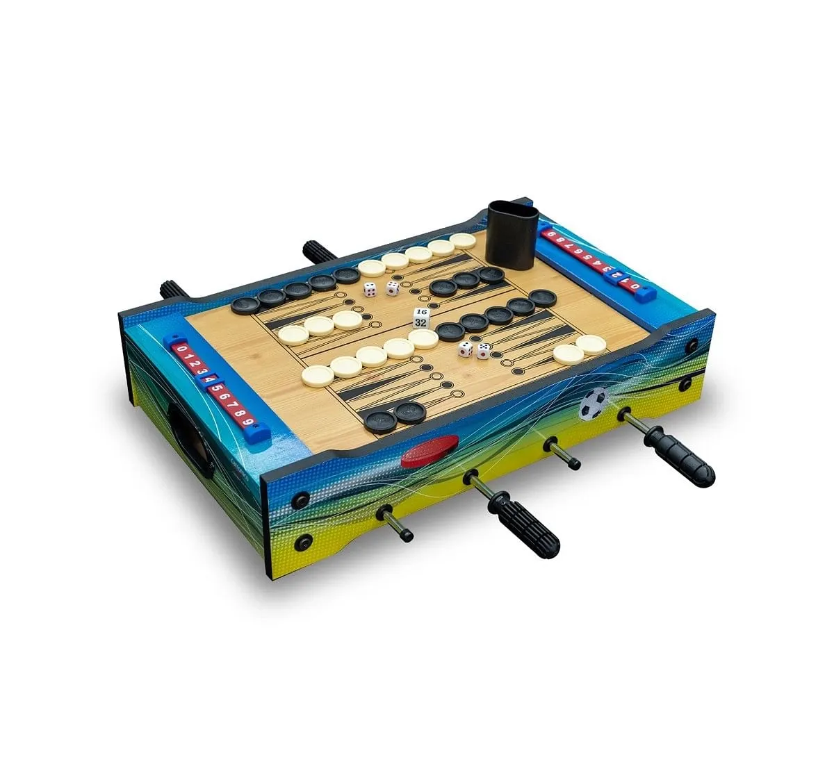 Carromco 51Cms 6-In-1 Table Game for Kids age 6Y+