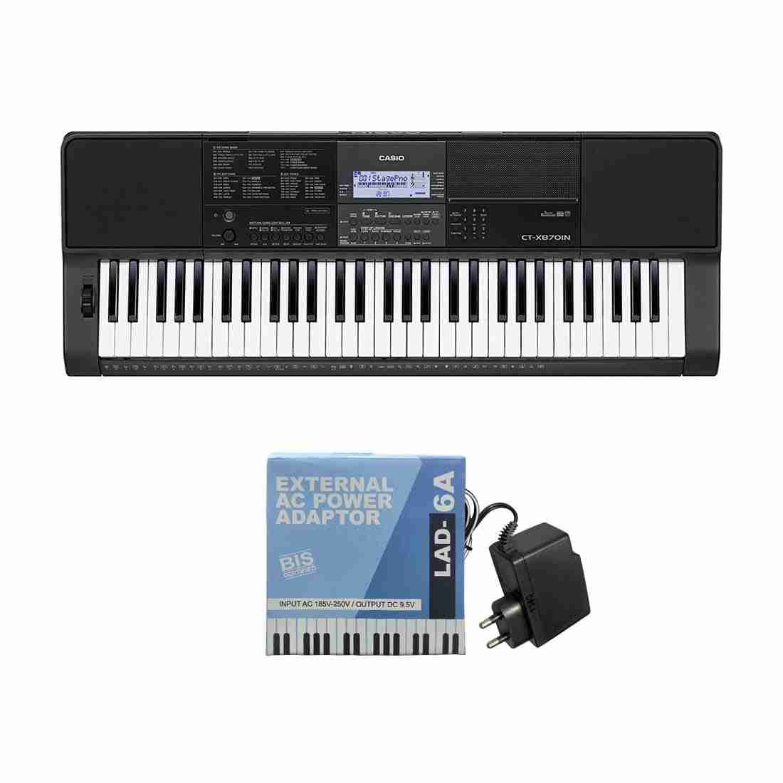 Casio CT-X870IN 61-Key Portable Arranger Keyboard with Indian Tones & Rhythms 2
