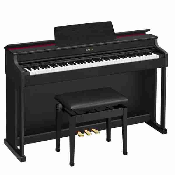 Casio AP-470 CELVIANO 88-Key Digital Piano with Weighted Hammer Action, Black 1