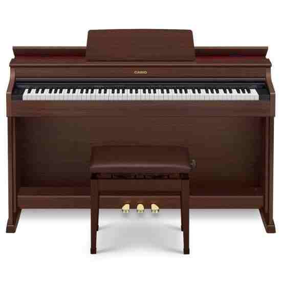Casio AP-470 Celviano 88-Key Weighted Digital Piano, Brown 6