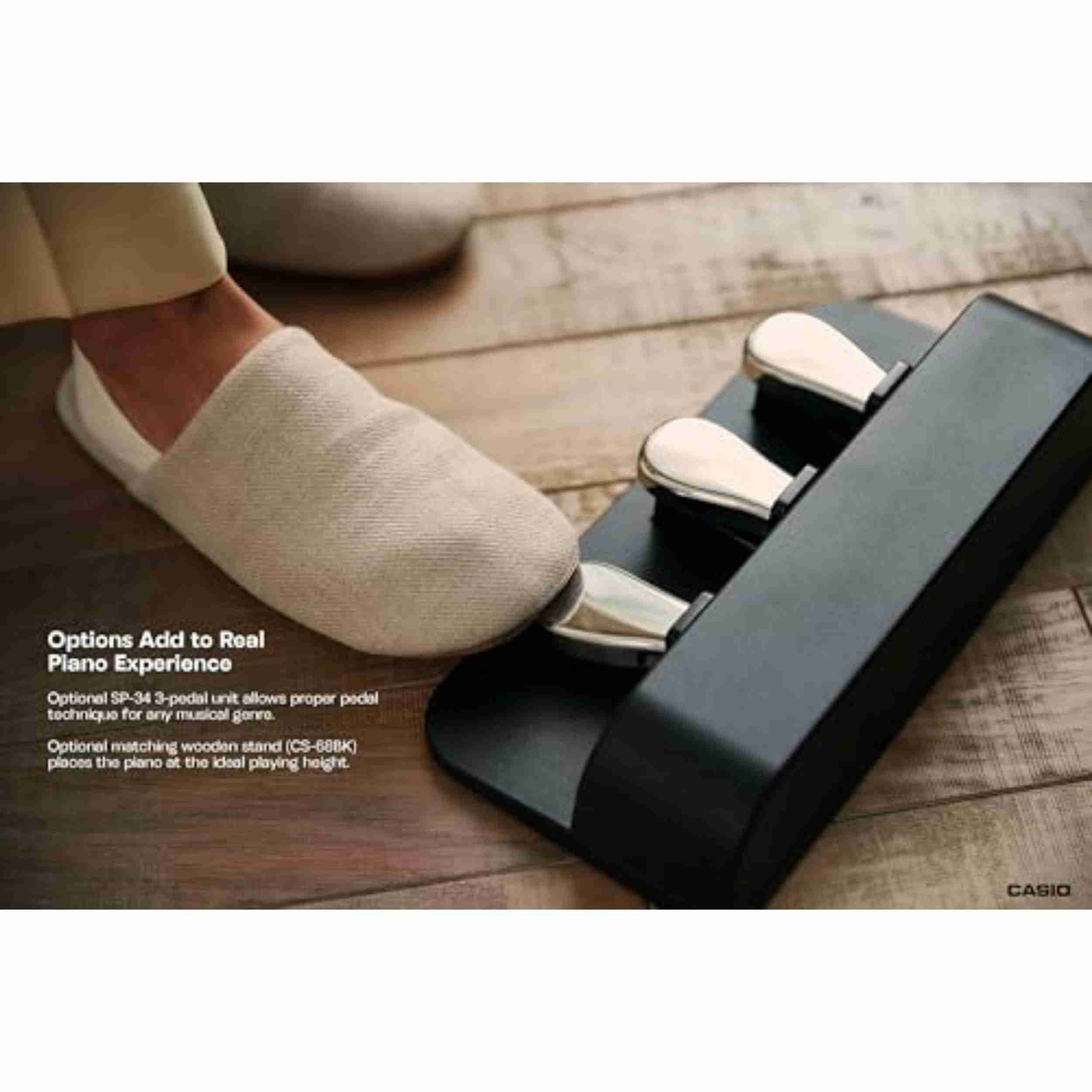 Casio Privia PX-S3100 88-Key Weighted Slim Digital Piano, Black 7