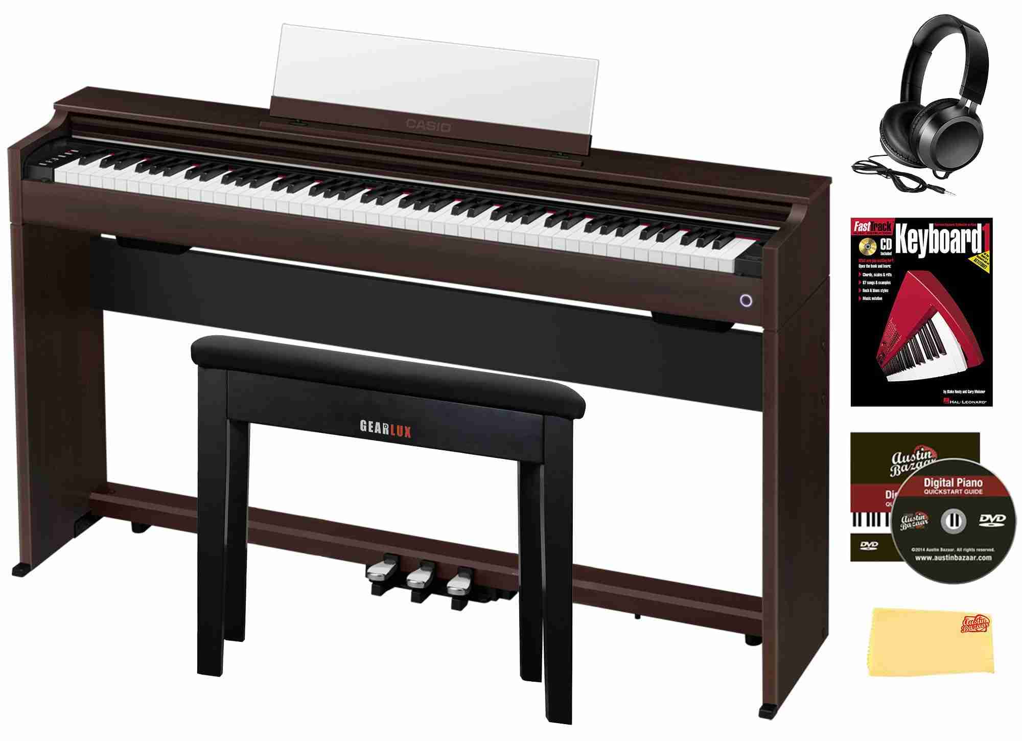 Casio Celviano AP-S200 88-Key Digital Piano, Brown