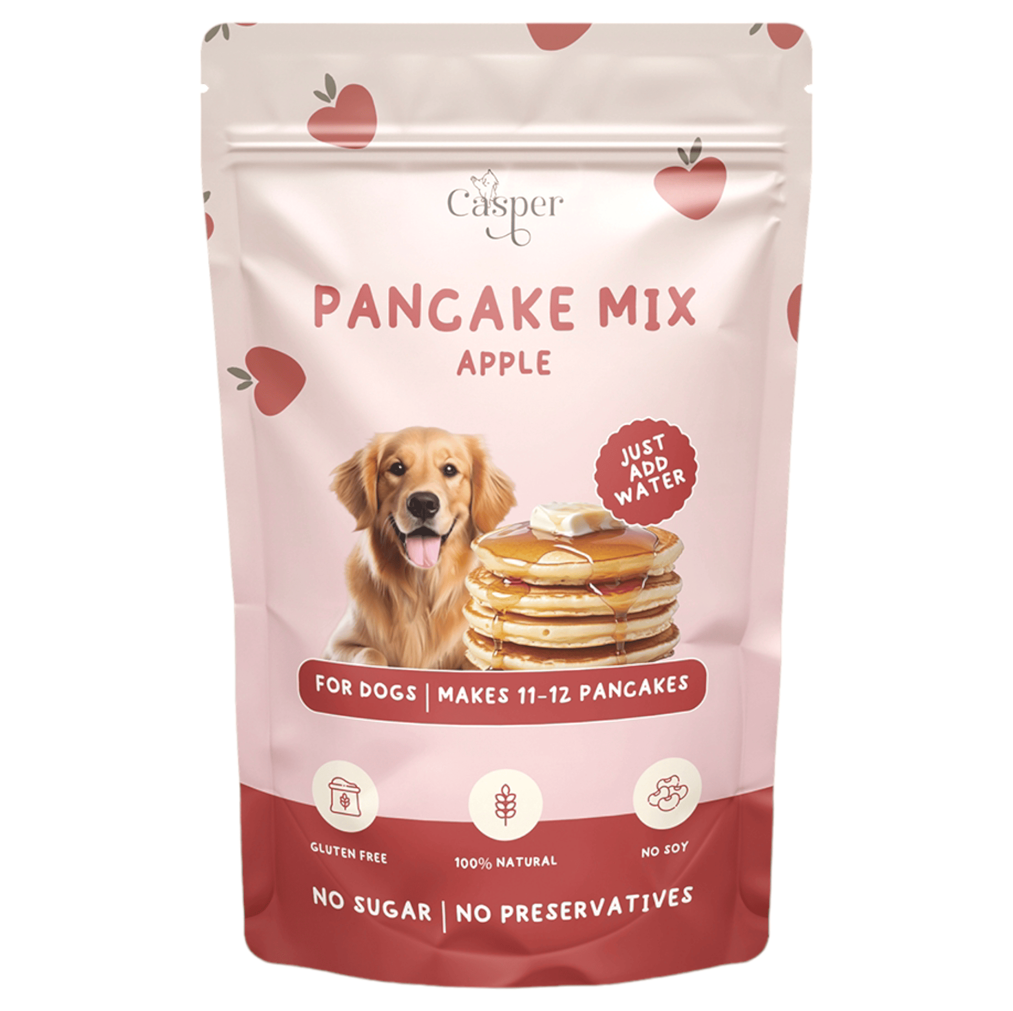 Casper Pancake Mix Apple Flavour Dog Treat - 250g