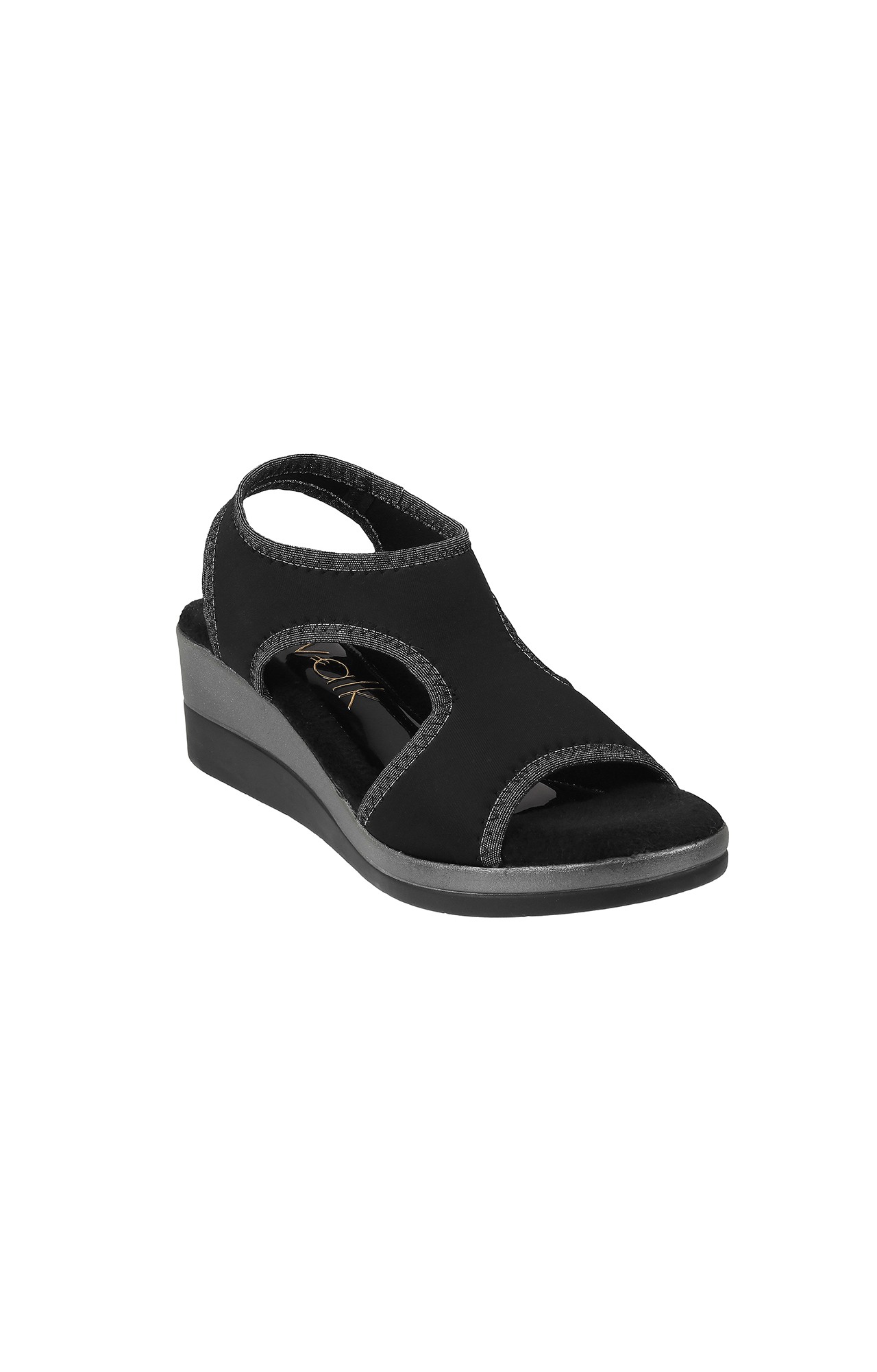 Women Stylised Platforms Black Sandals