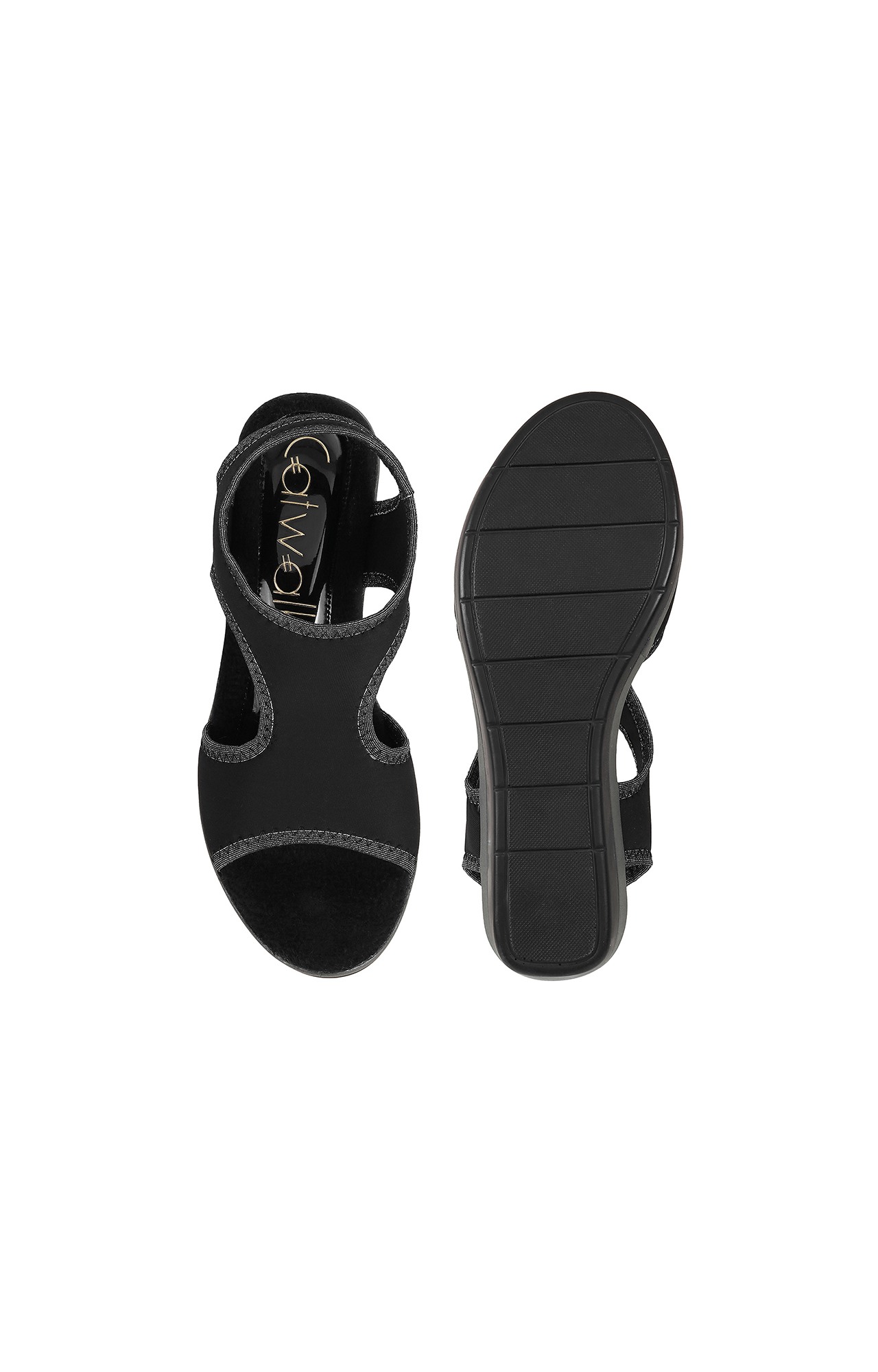 Women Stylised Platforms Black Sandals