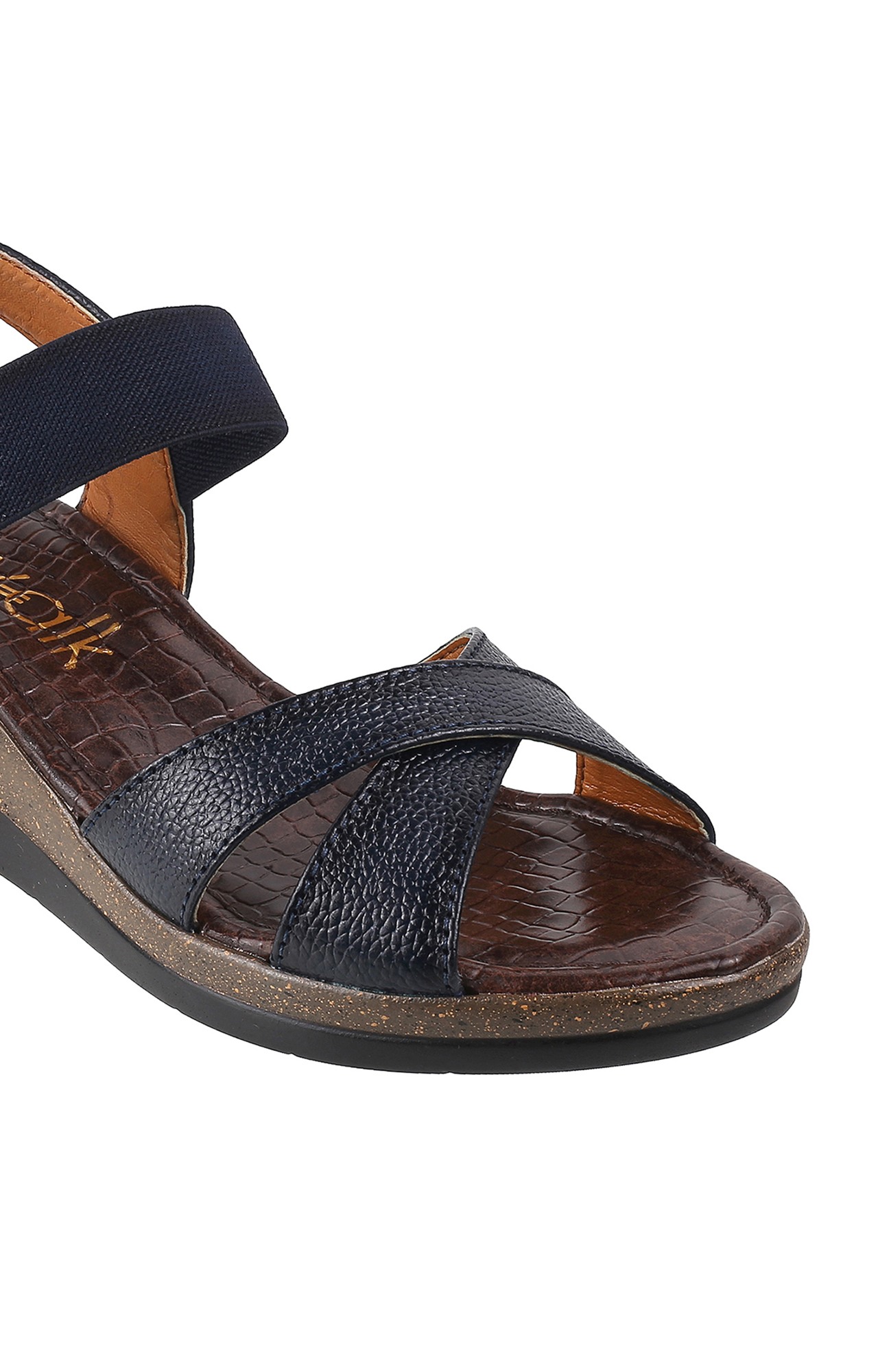 Women Stylised Platforms Blue Sandals