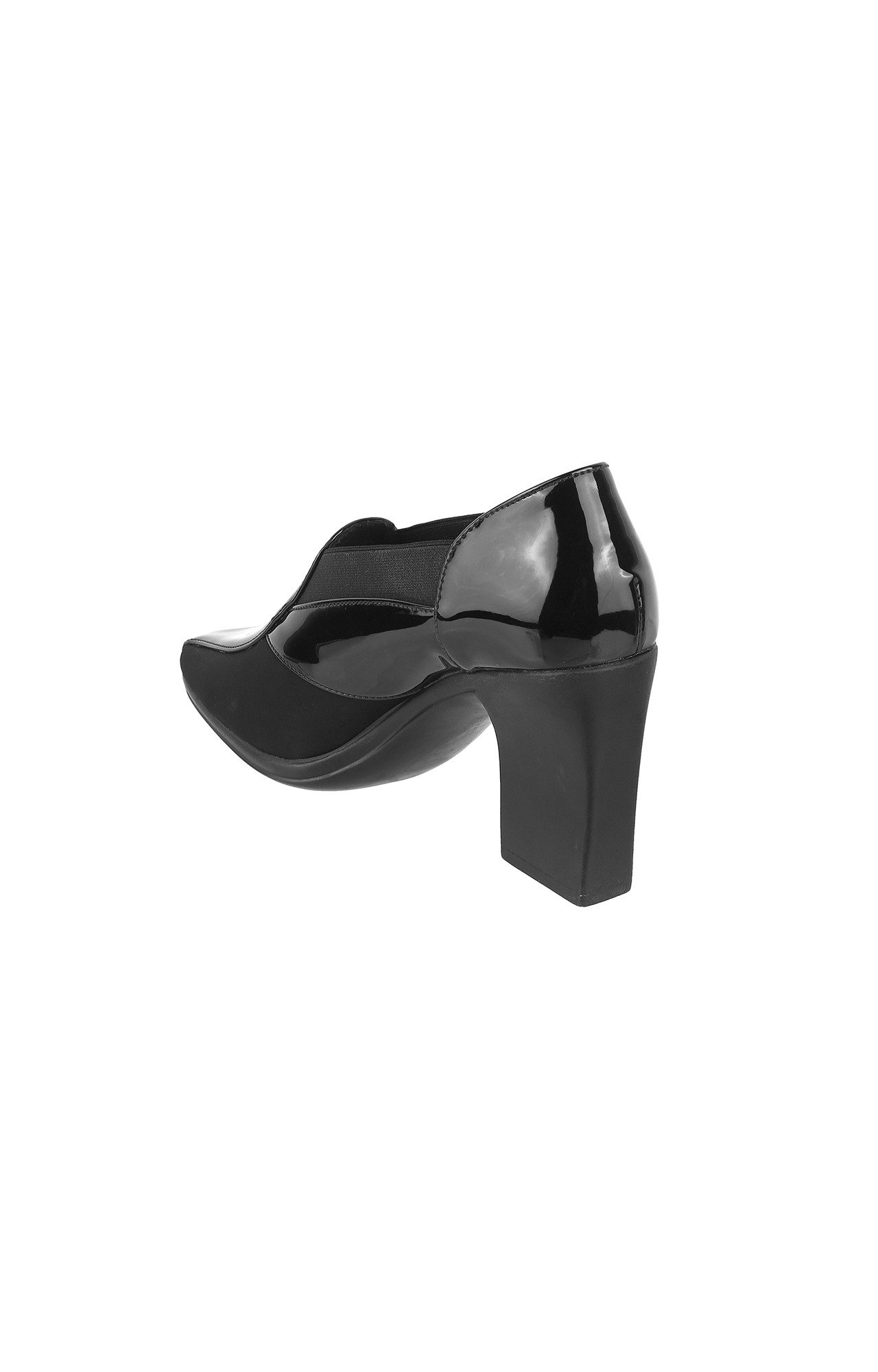 Women Stylised Chunky Heels Black Sandals