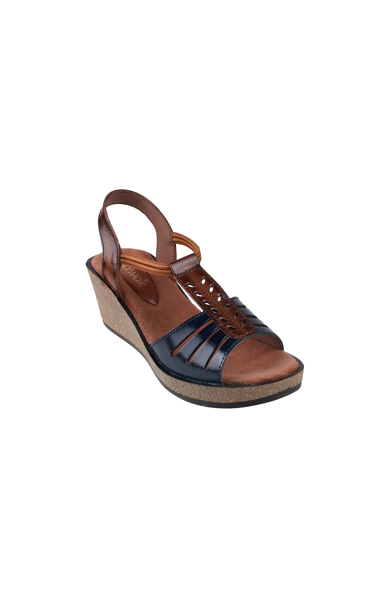 Women Stylised Wedges Blue Sandals