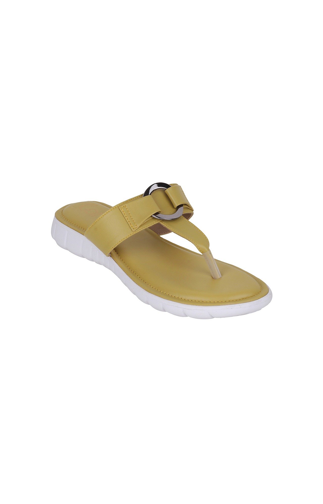 Women Stylised Platforms Yellow Sandals
