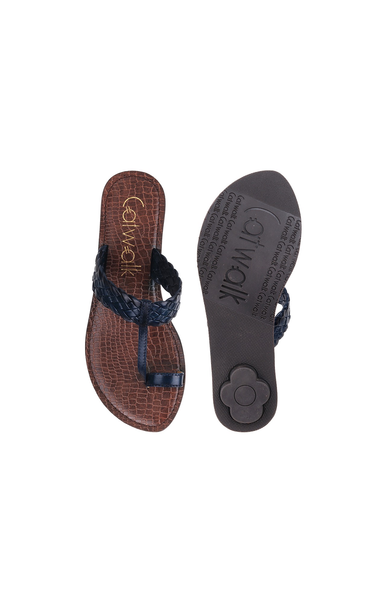 Women Stylised Platforms Blue Sandals