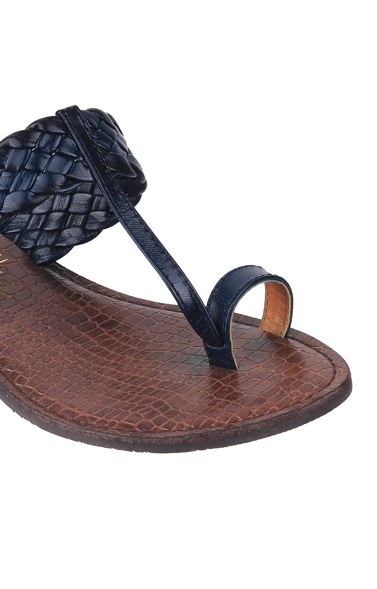 Women Stylised Platforms Blue Sandals