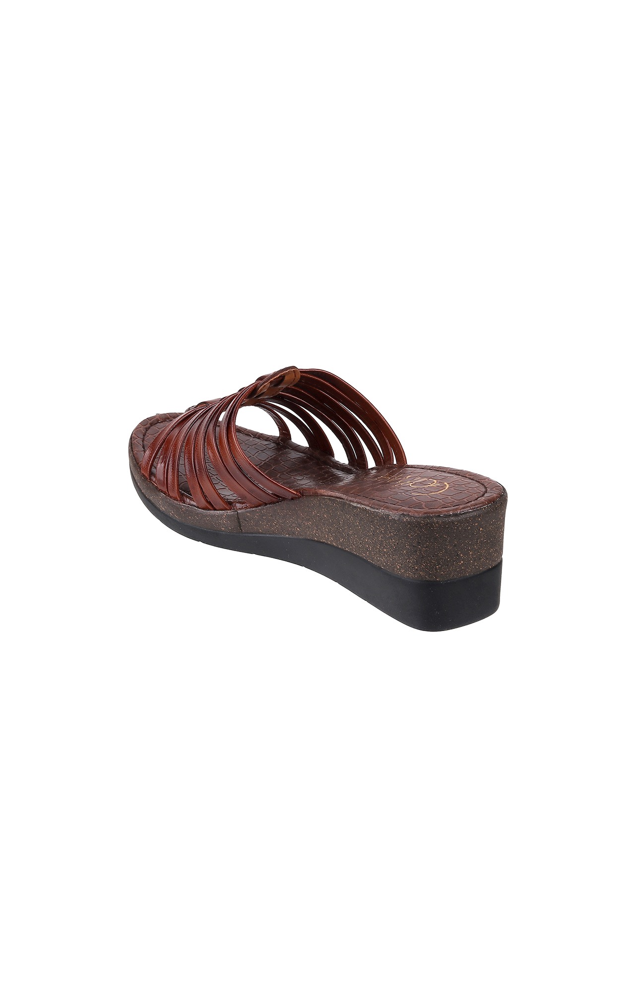 Women Stylised Platforms Brown Sandals