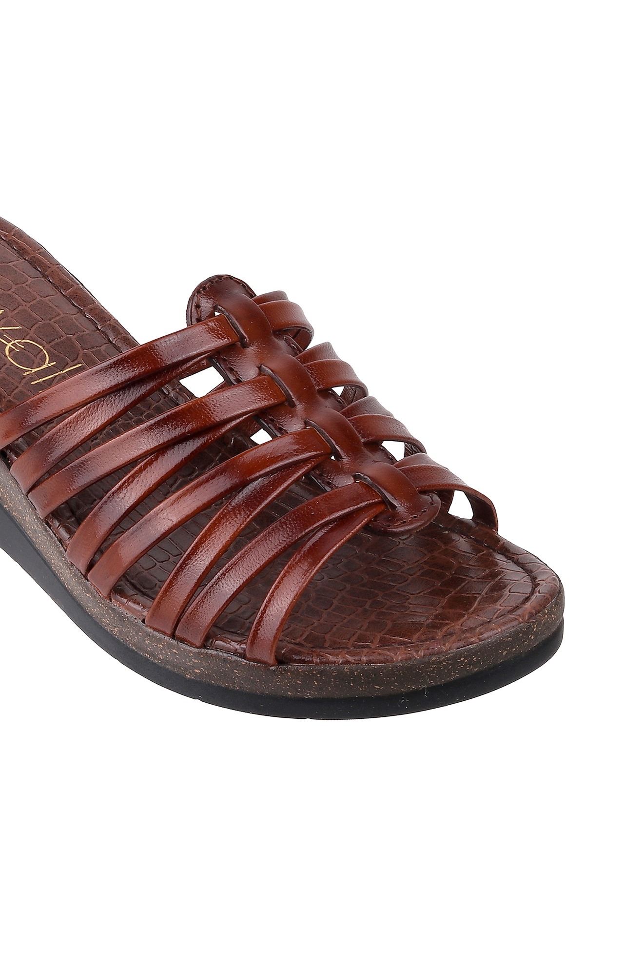 Women Stylised Platforms Brown Sandals