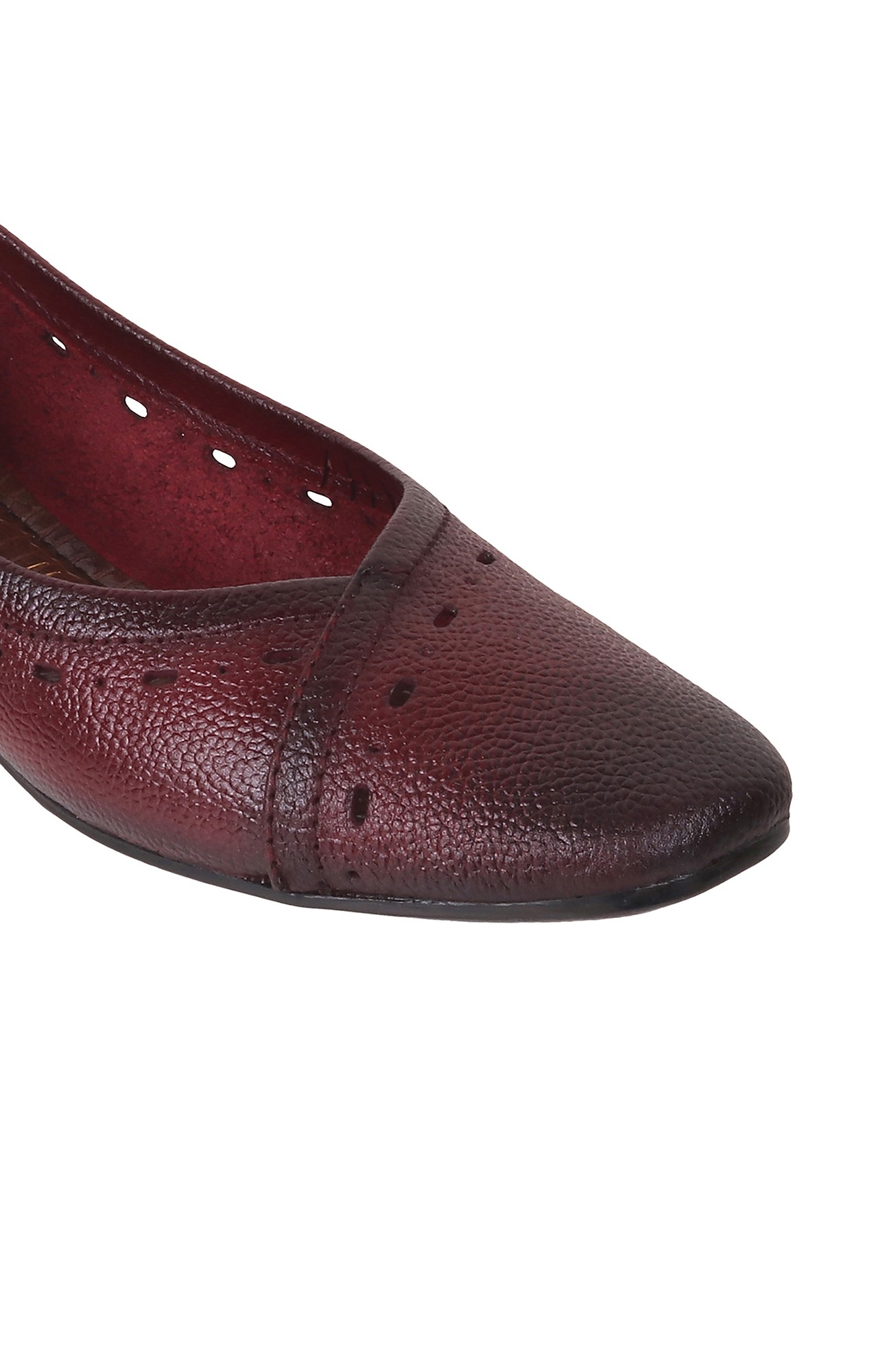 Women Stylised Platforms Maroon Sandals