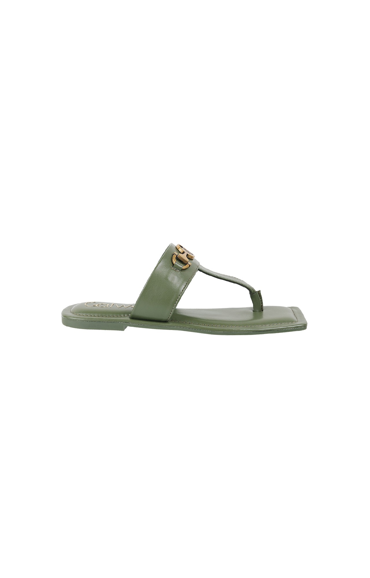 Women Stylised Platforms Green Sandals