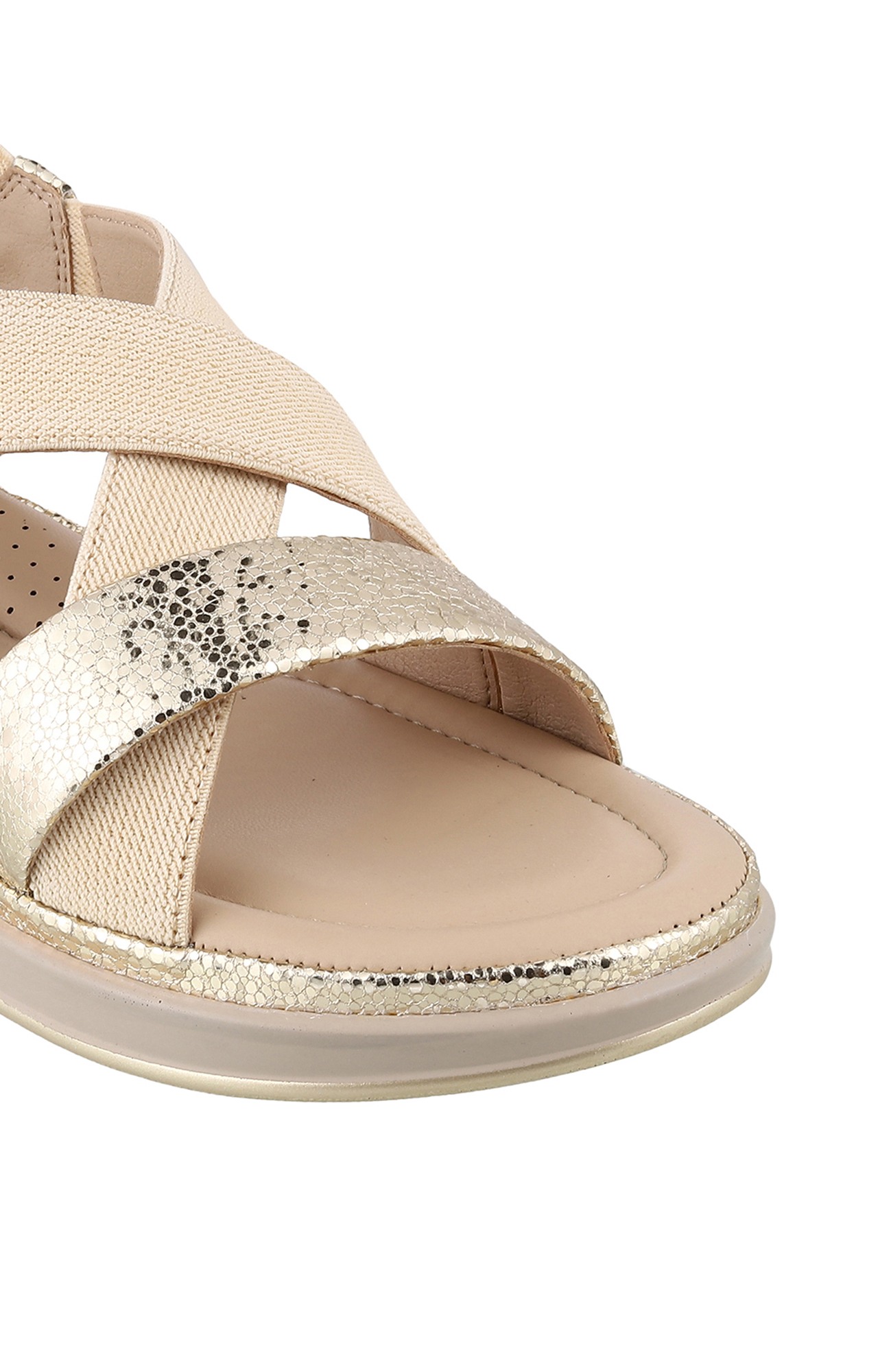 Women Stylised Platforms Beige Sandals