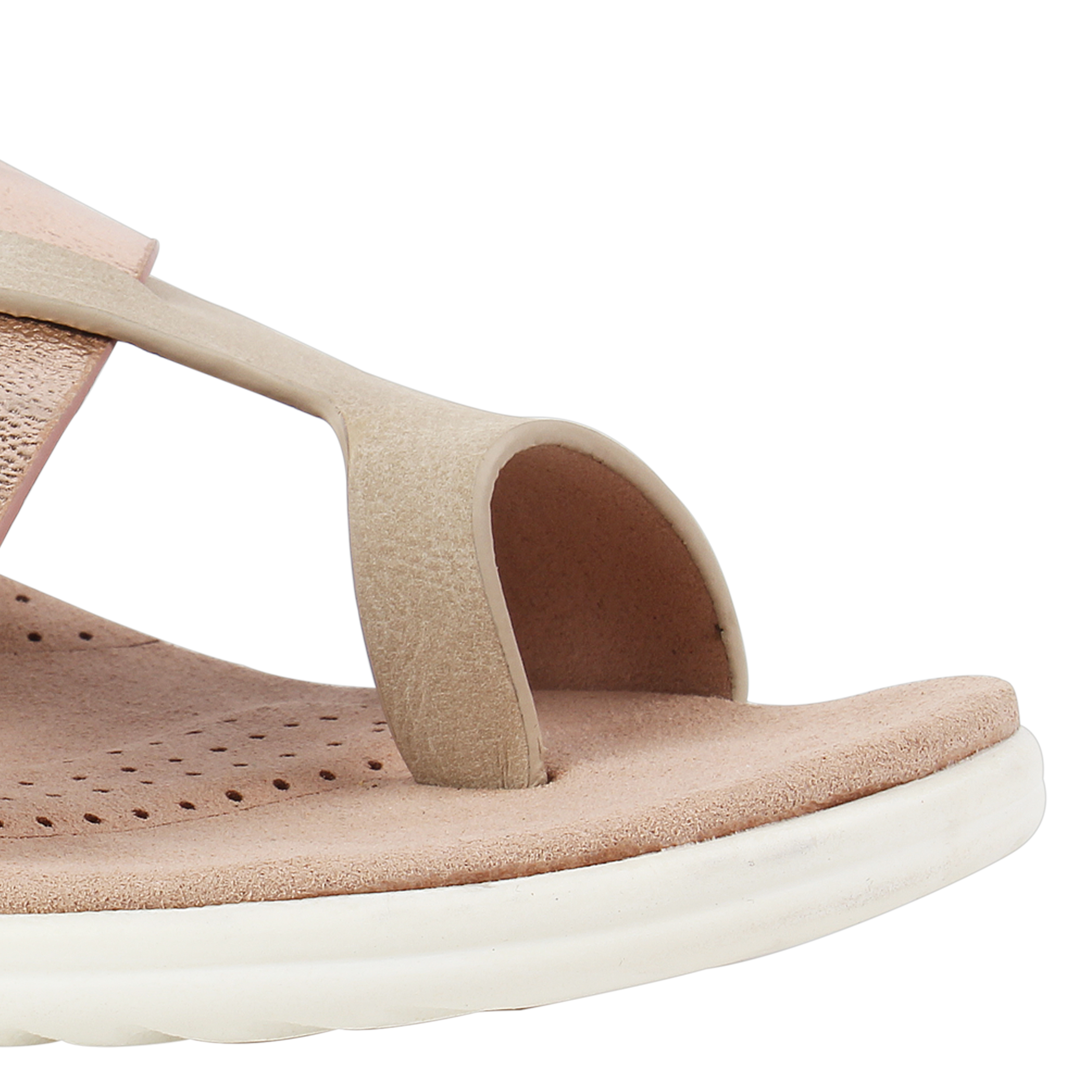 Dual-toned Metallic Slip Ons