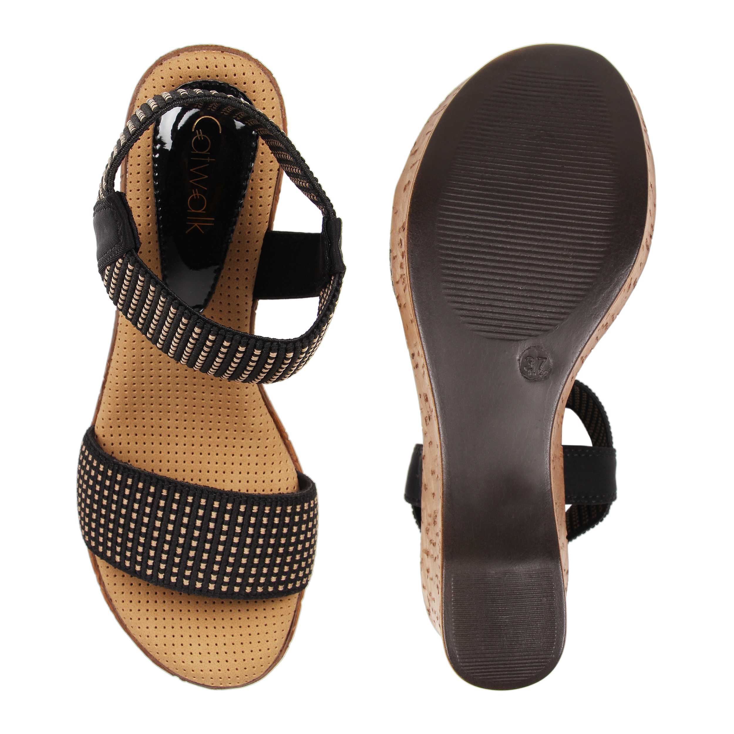 CATWALK | Dual-toned Textured Sandals