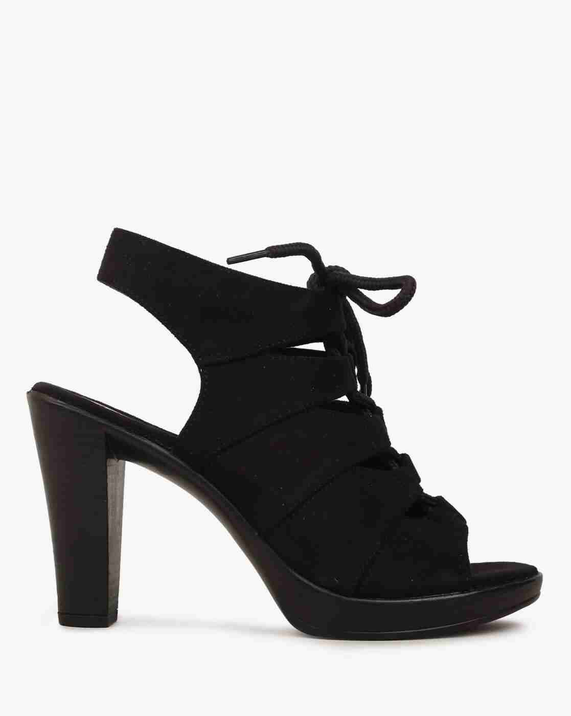 Ghillie Slingback Chunky Heels