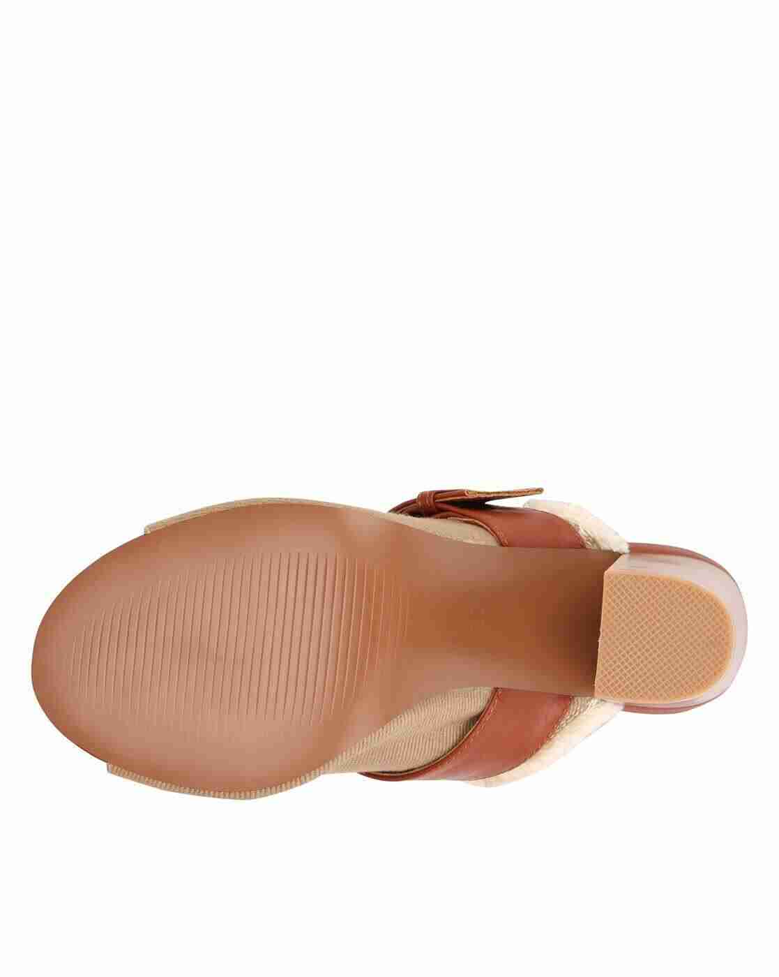 Open-Toe Chunky-Heeled Sandals