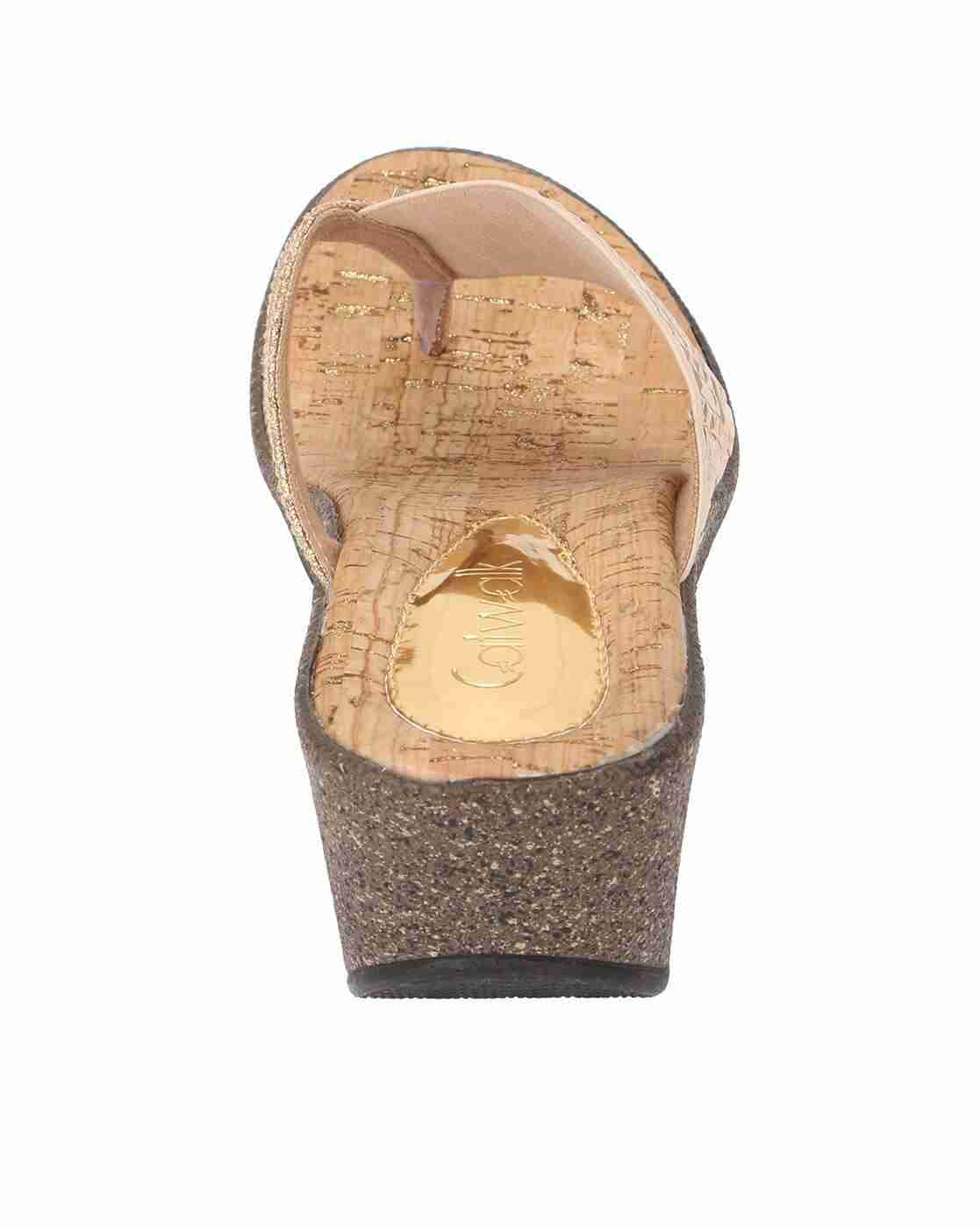 Embellished Wedge Sandals