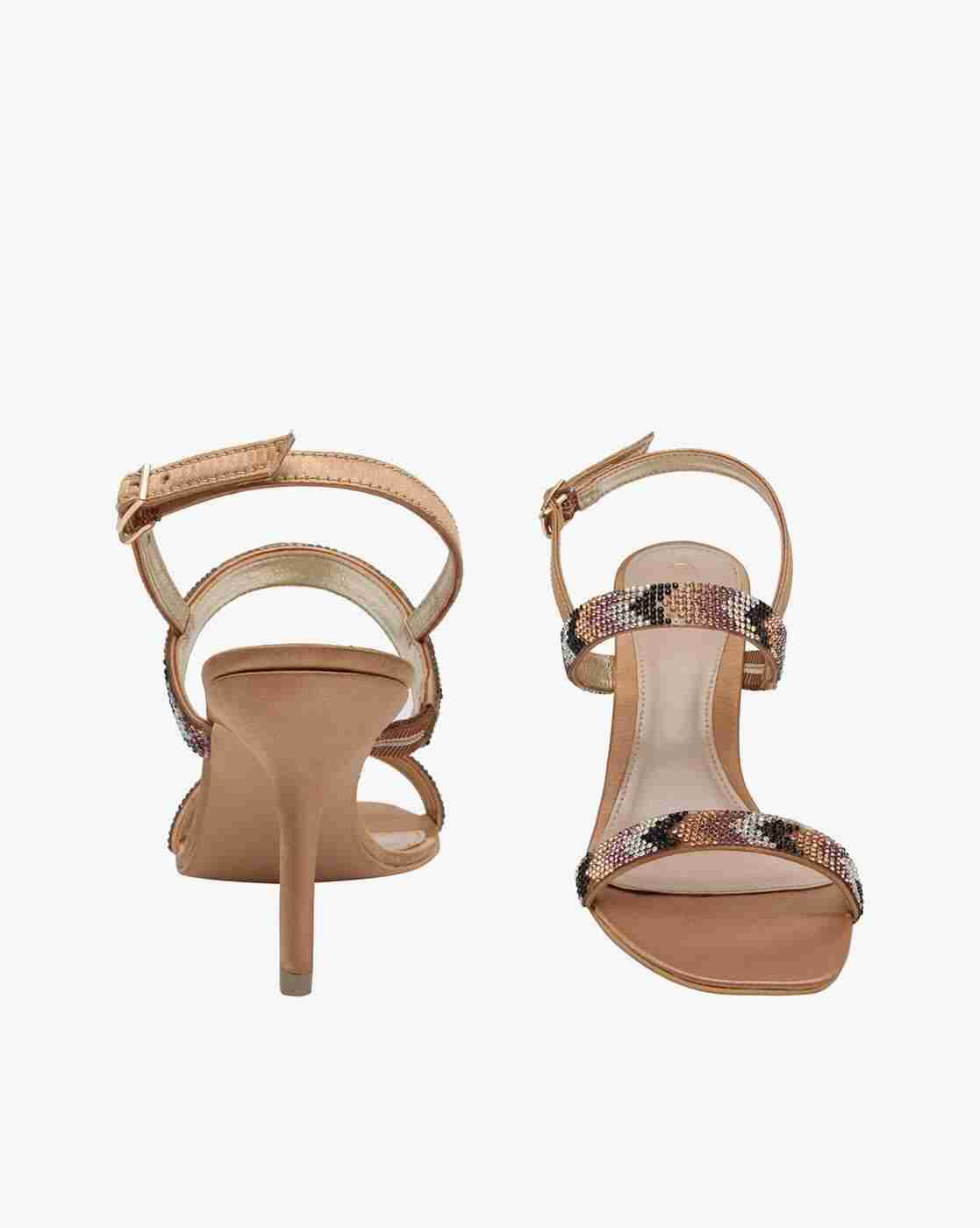Embellished Heeled Sandals