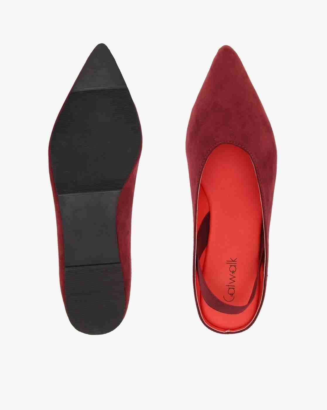 Pointed-Toe Slingback Mule Sandals