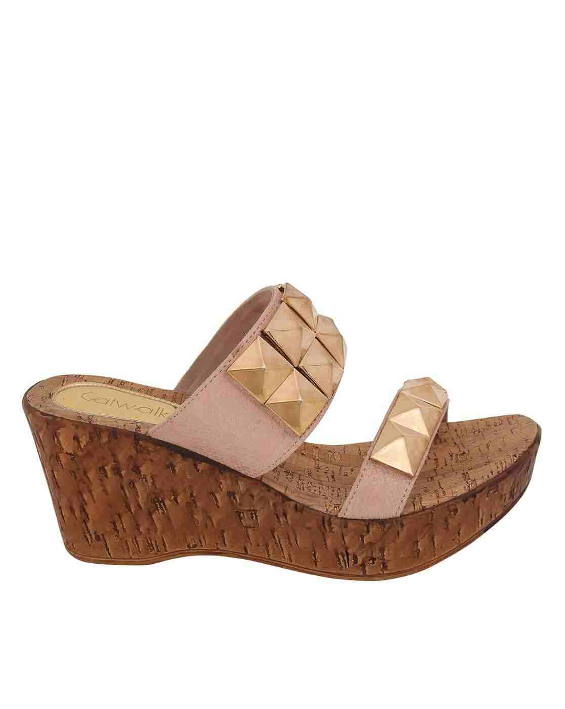 Embellished Strappy Wedges
