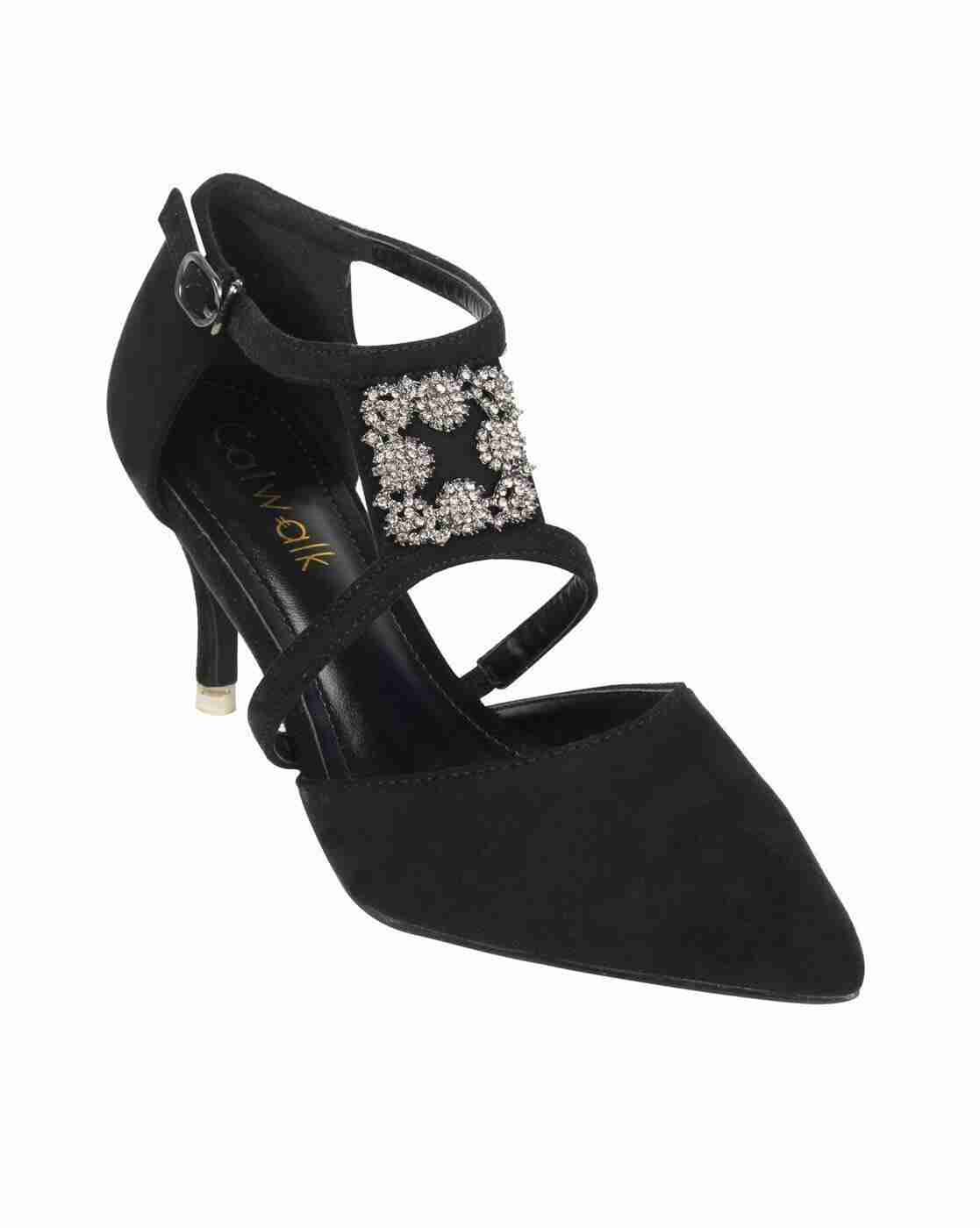 Embellished Pointed-Toe Stilettos
