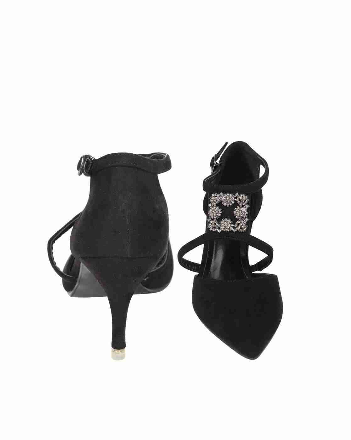 Embellished Pointed-Toe Stilettos