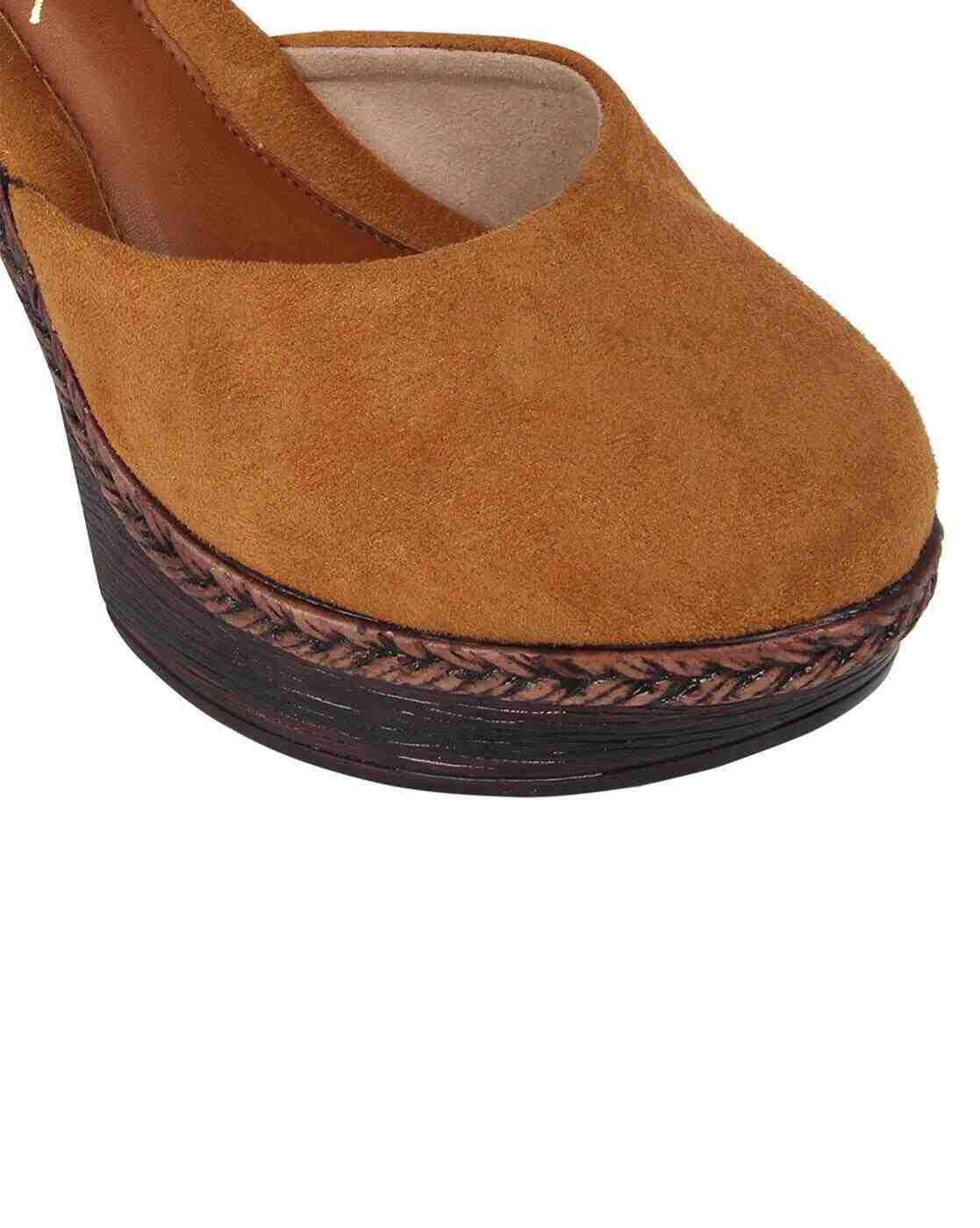 Textured Cone-Heeled Sandals