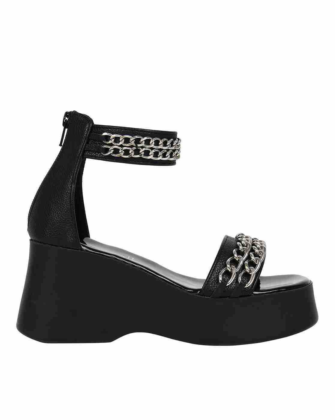 Embellished Strappy Platforms