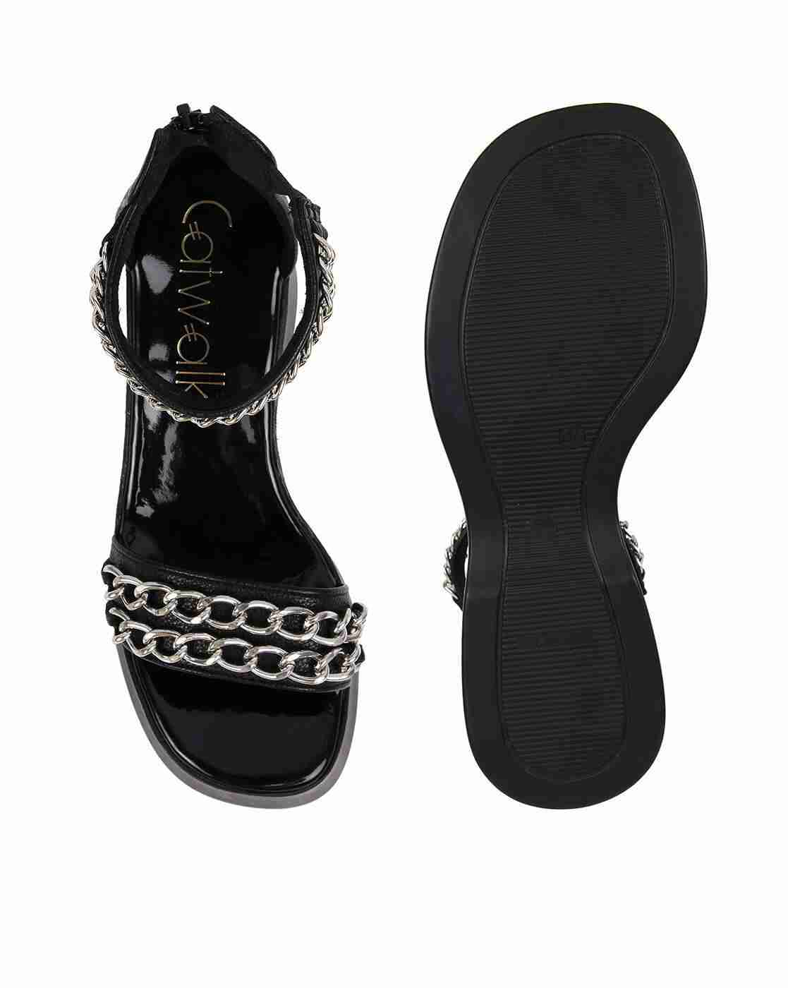 Embellished Strappy Platforms